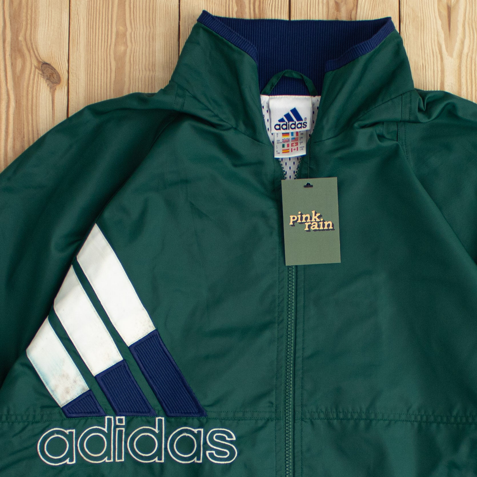 (L) Vintage Adidas Embroidered Jacket