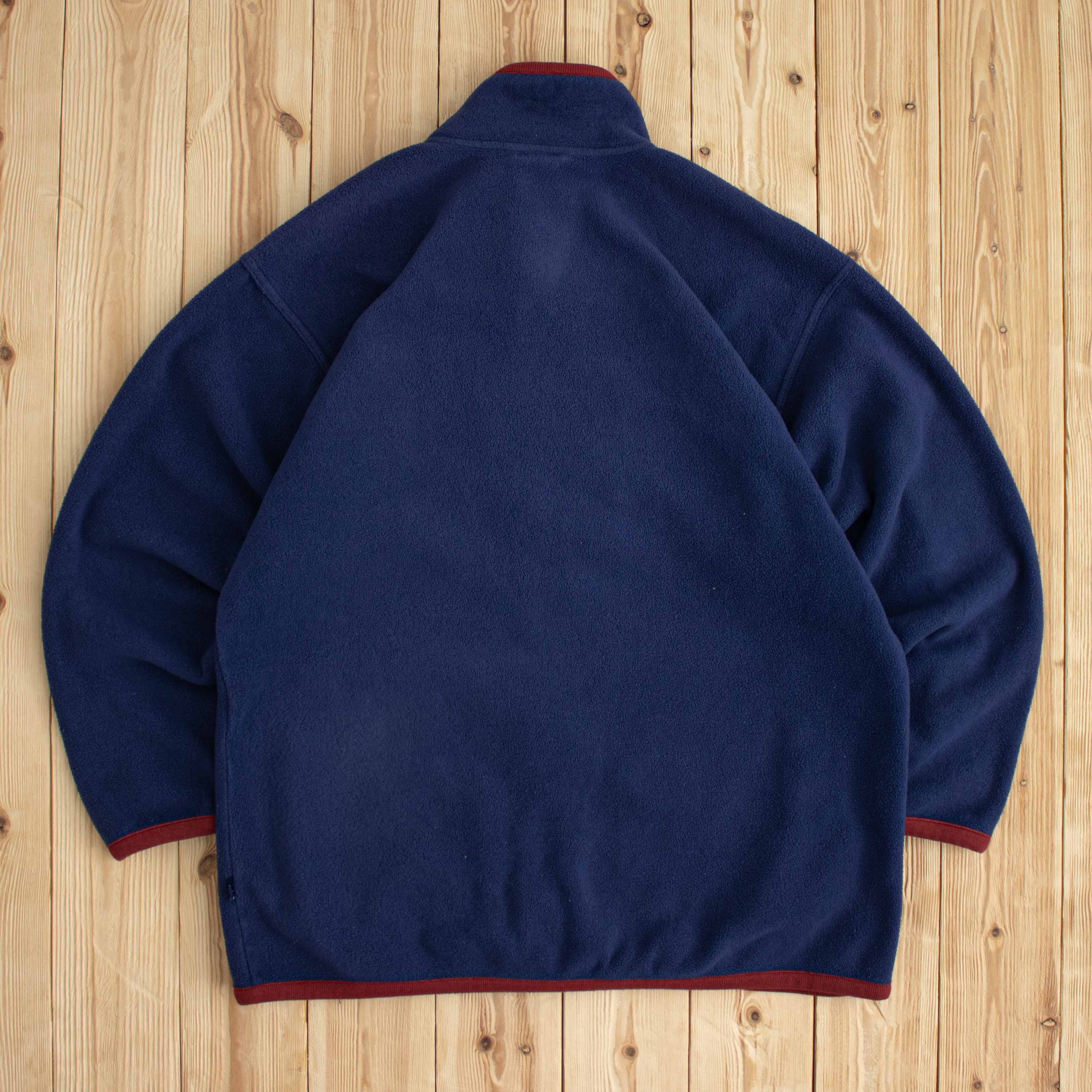 (L) Vintage Adidas Embroidered Fleece Full-Zip Sweatshirt