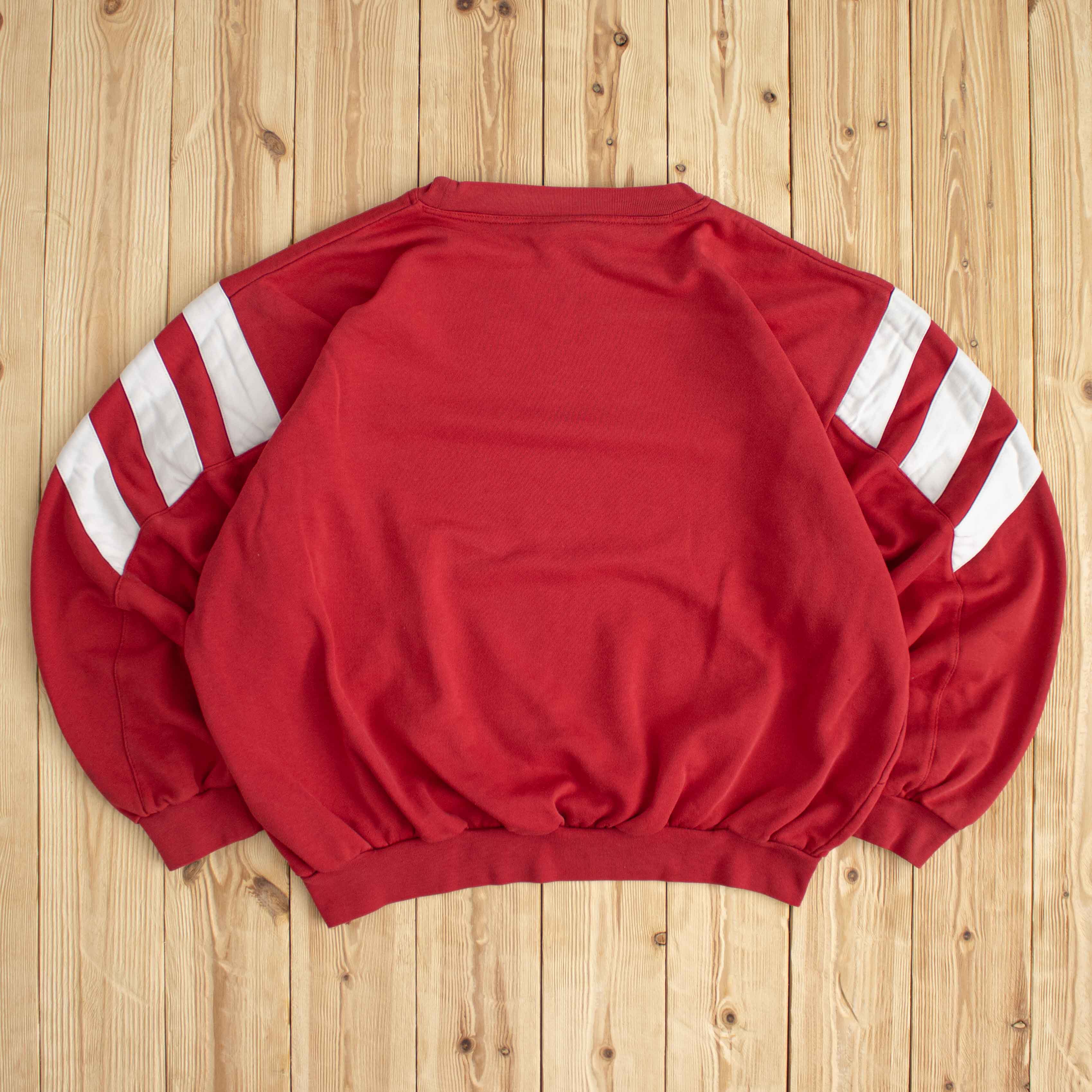 (L/XL) Vintage Adidas Embroidered Sweatshirt