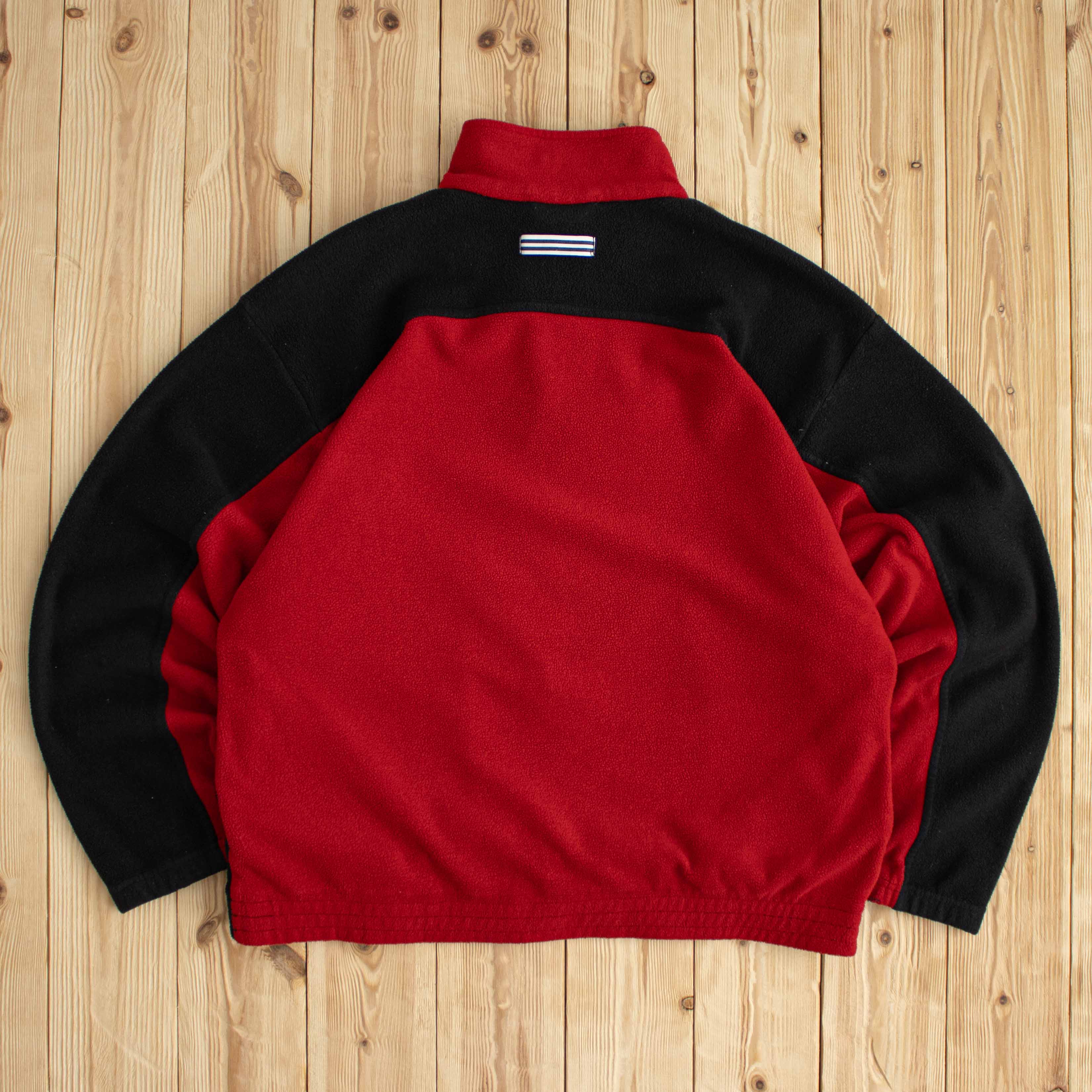 (M/L) Vintage Adidas Embroidered Quarter-Zip