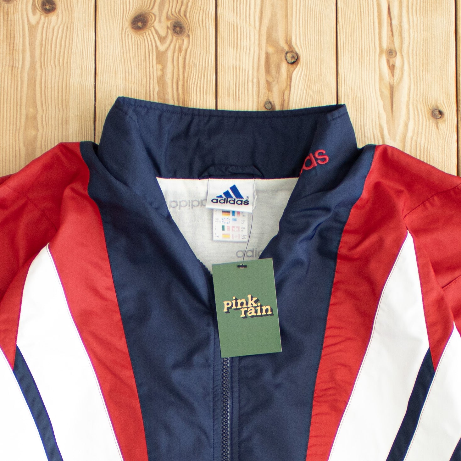 (L) Vintage Adidas Embroidered Jacket