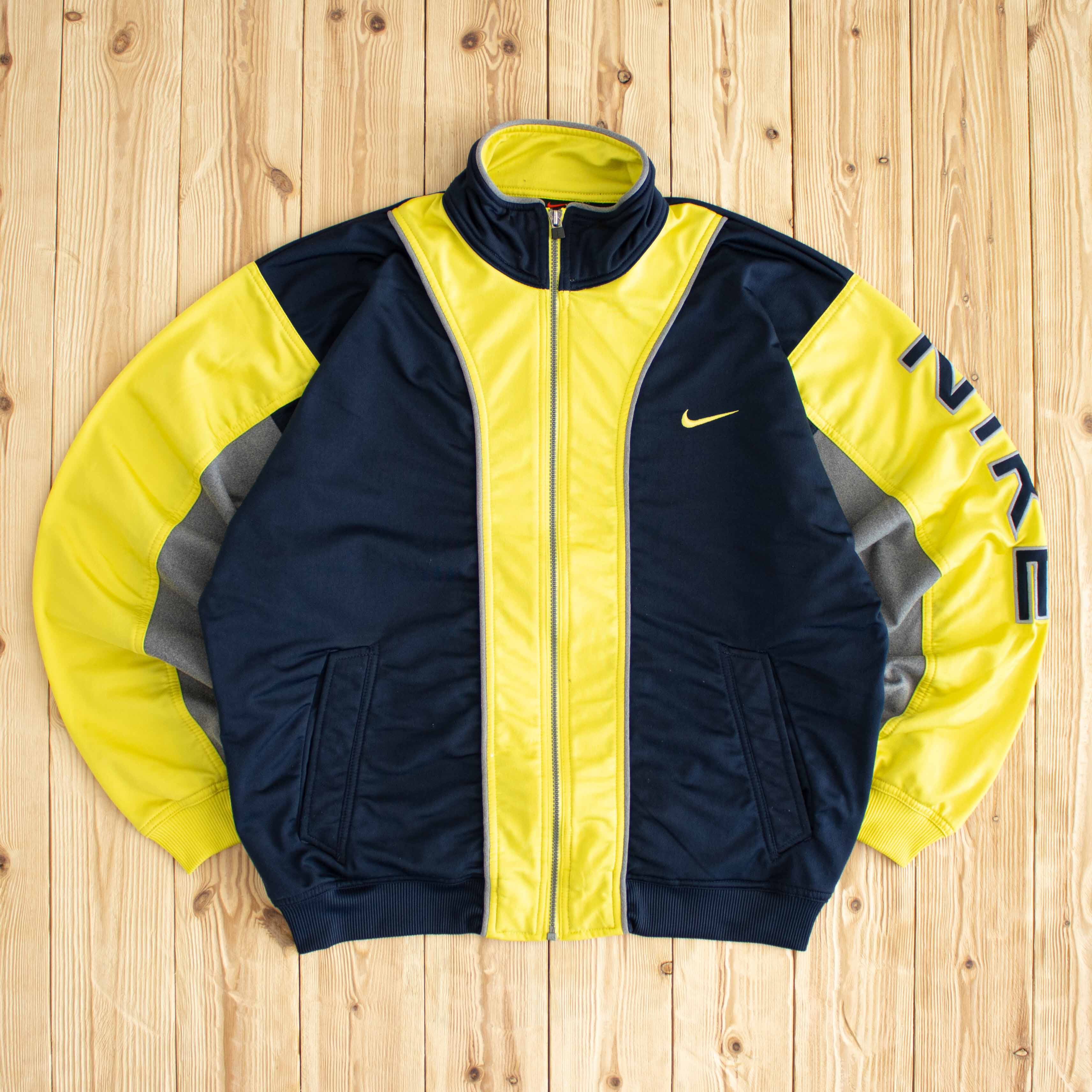 (L) Vintage Nike Embroidered Full-Zip Sweatshirt