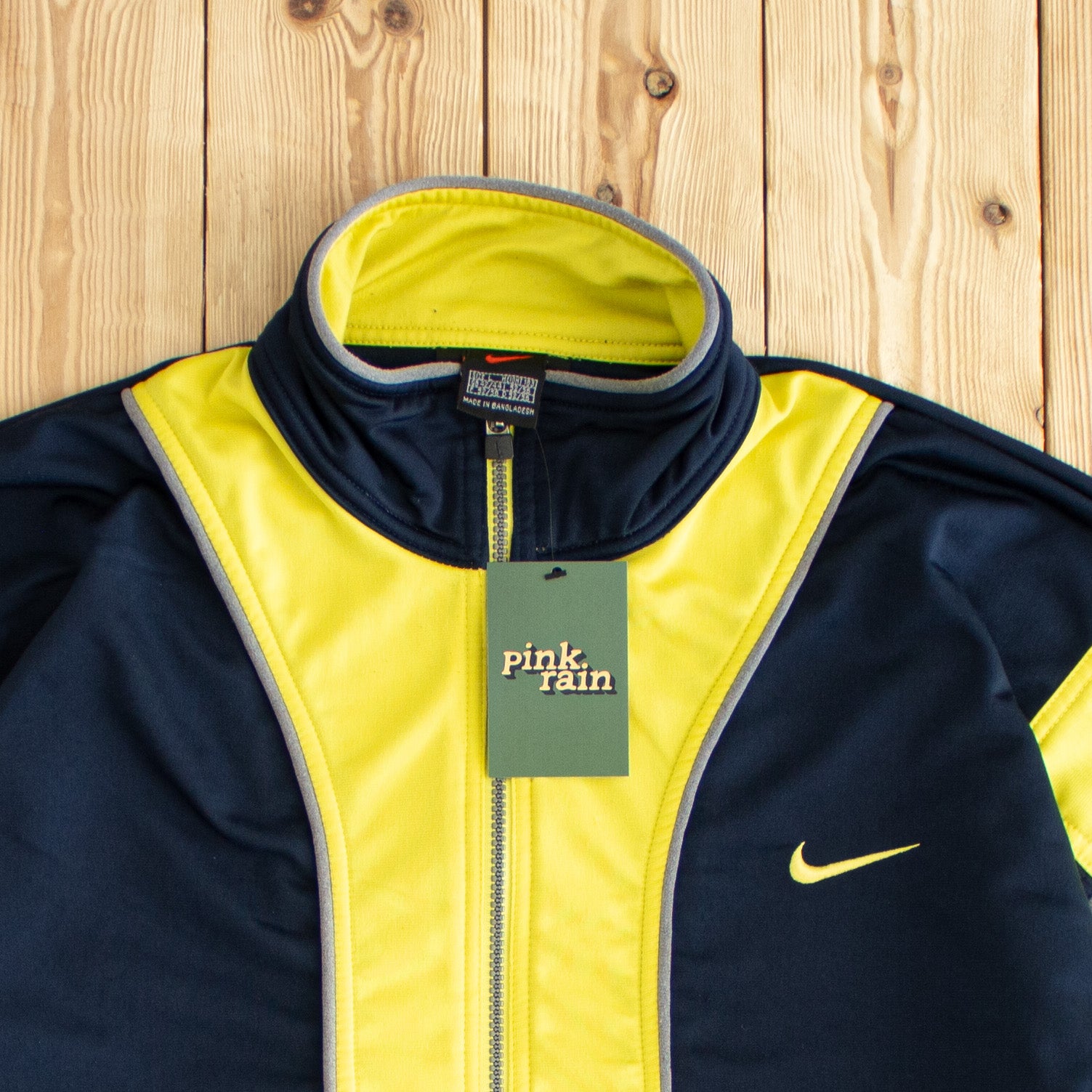 (L) Vintage Nike Embroidered Full-Zip Sweatshirt