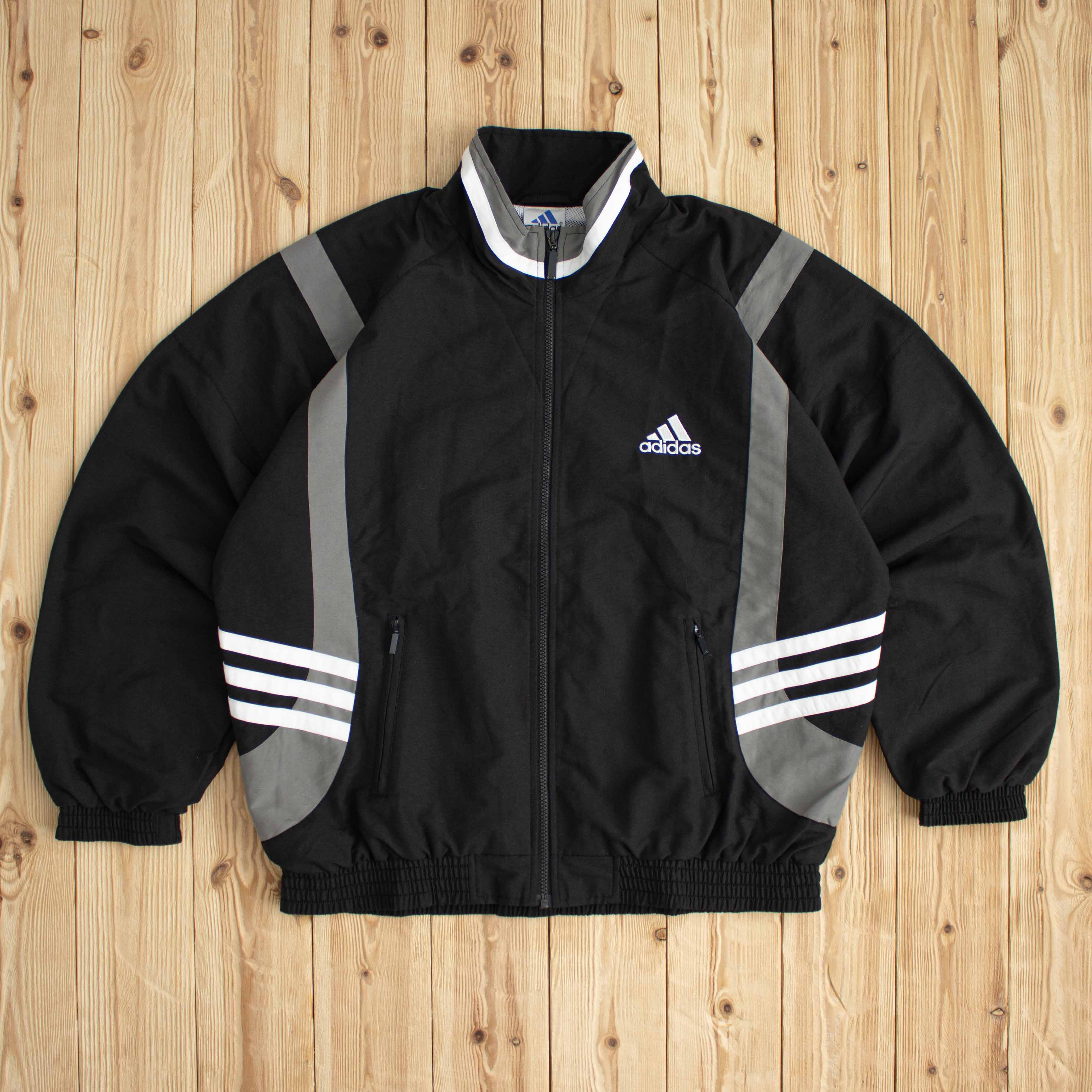 (L) Vintage Adidas Embroidered Jacket