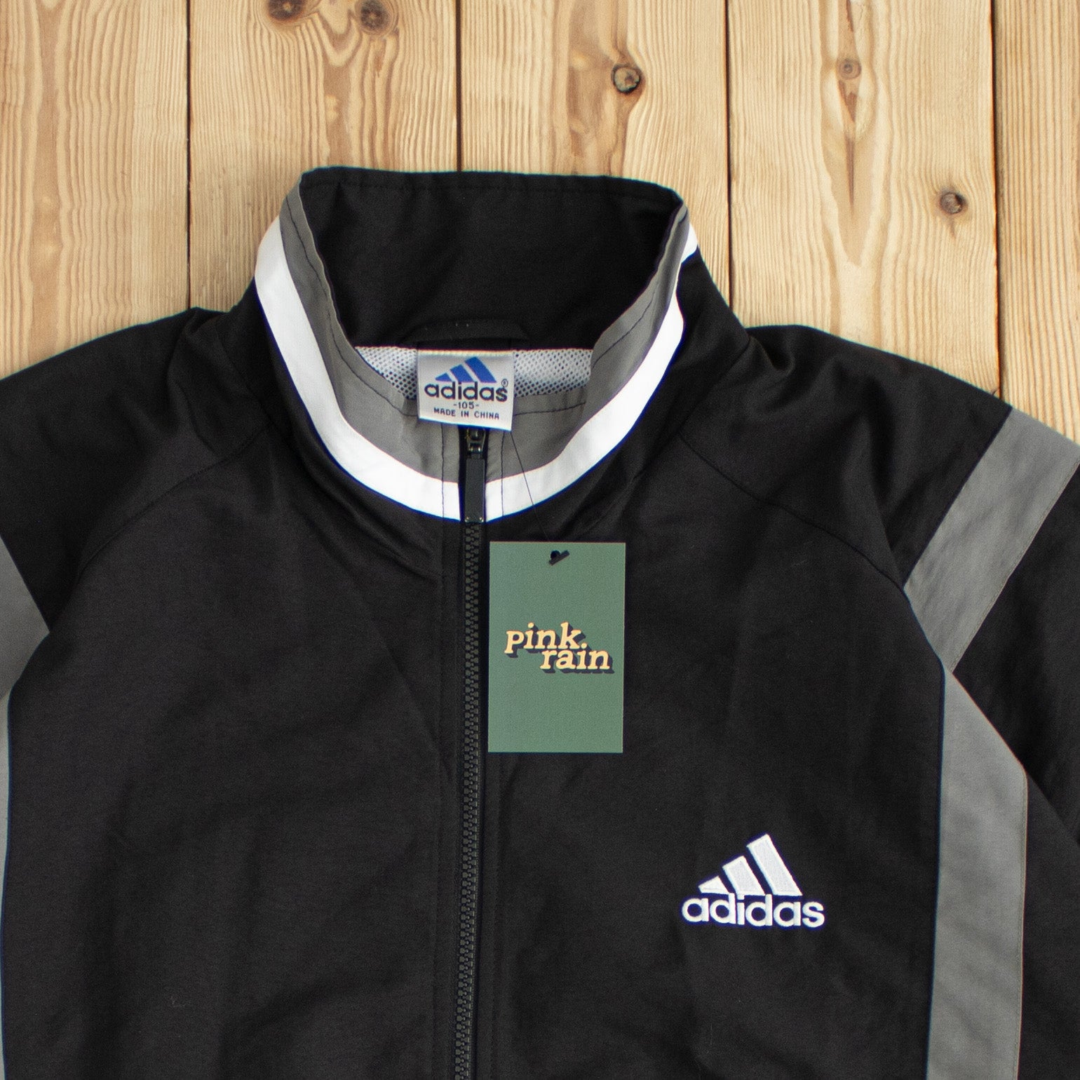 (L) Vintage Adidas Embroidered Jacket