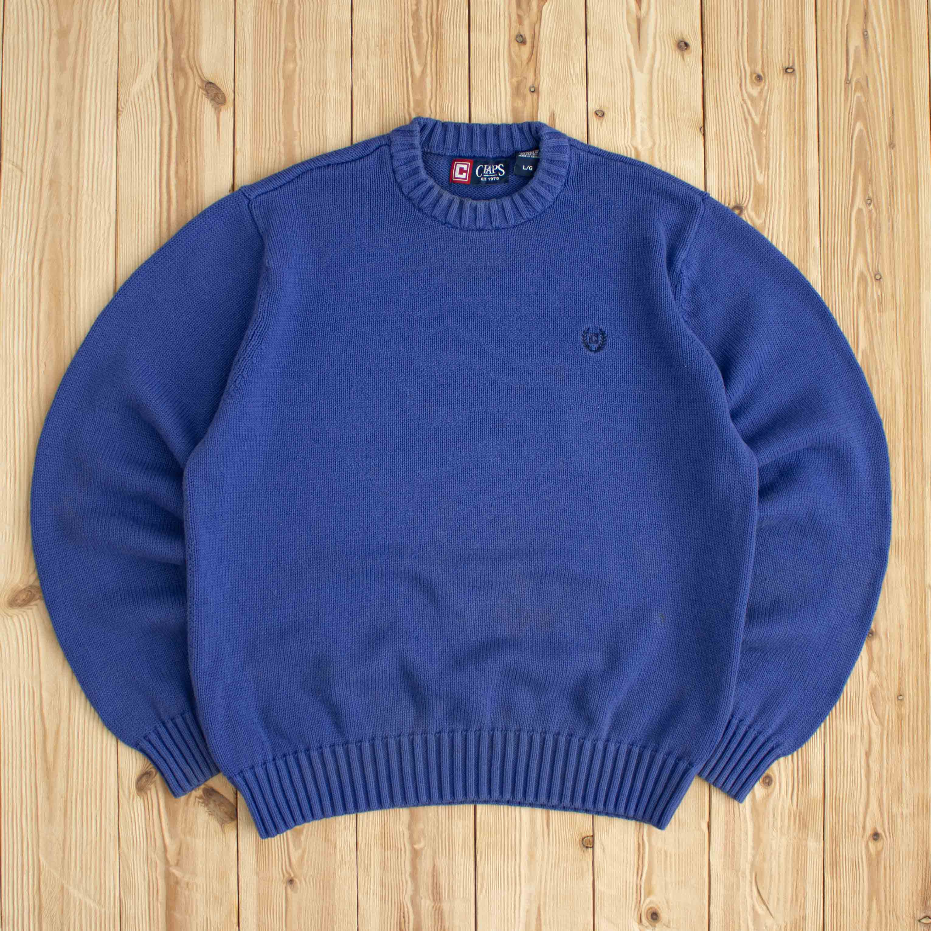 (S) Vintage Chaps Ralph Lauren Essential Embroidered Sweater