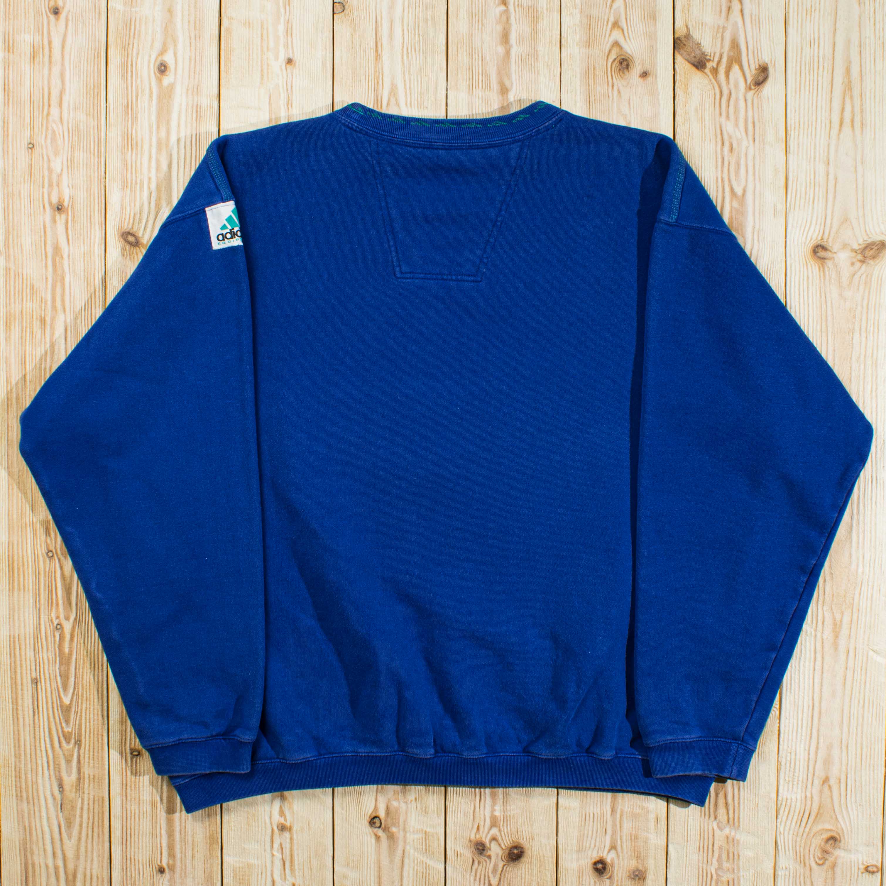 (L) Vintage Adidas Equipment Embroidered Sweatshirt