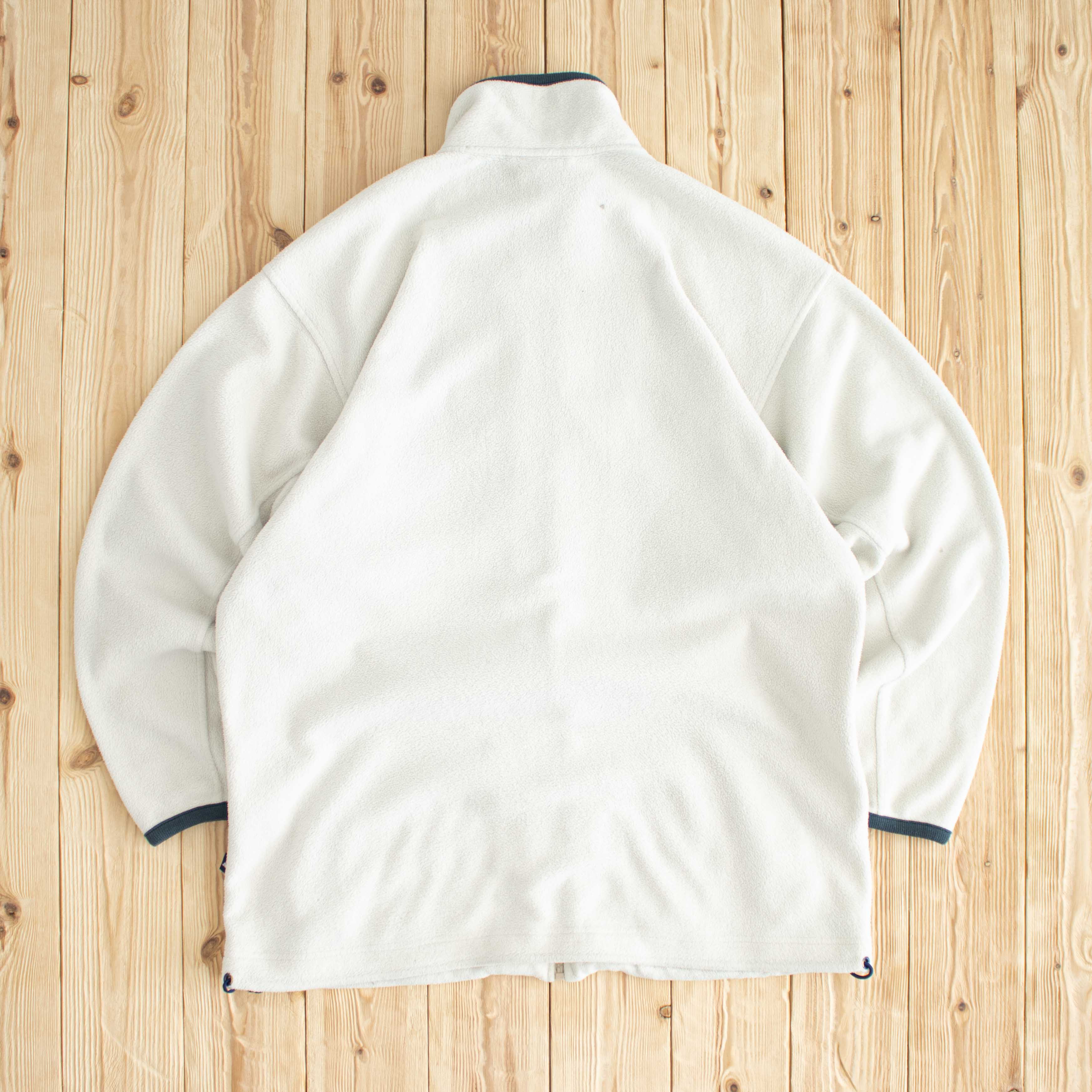 (M) Vintage Adidas Essential Embroidered Fleece Full-Zip Sweatshirt