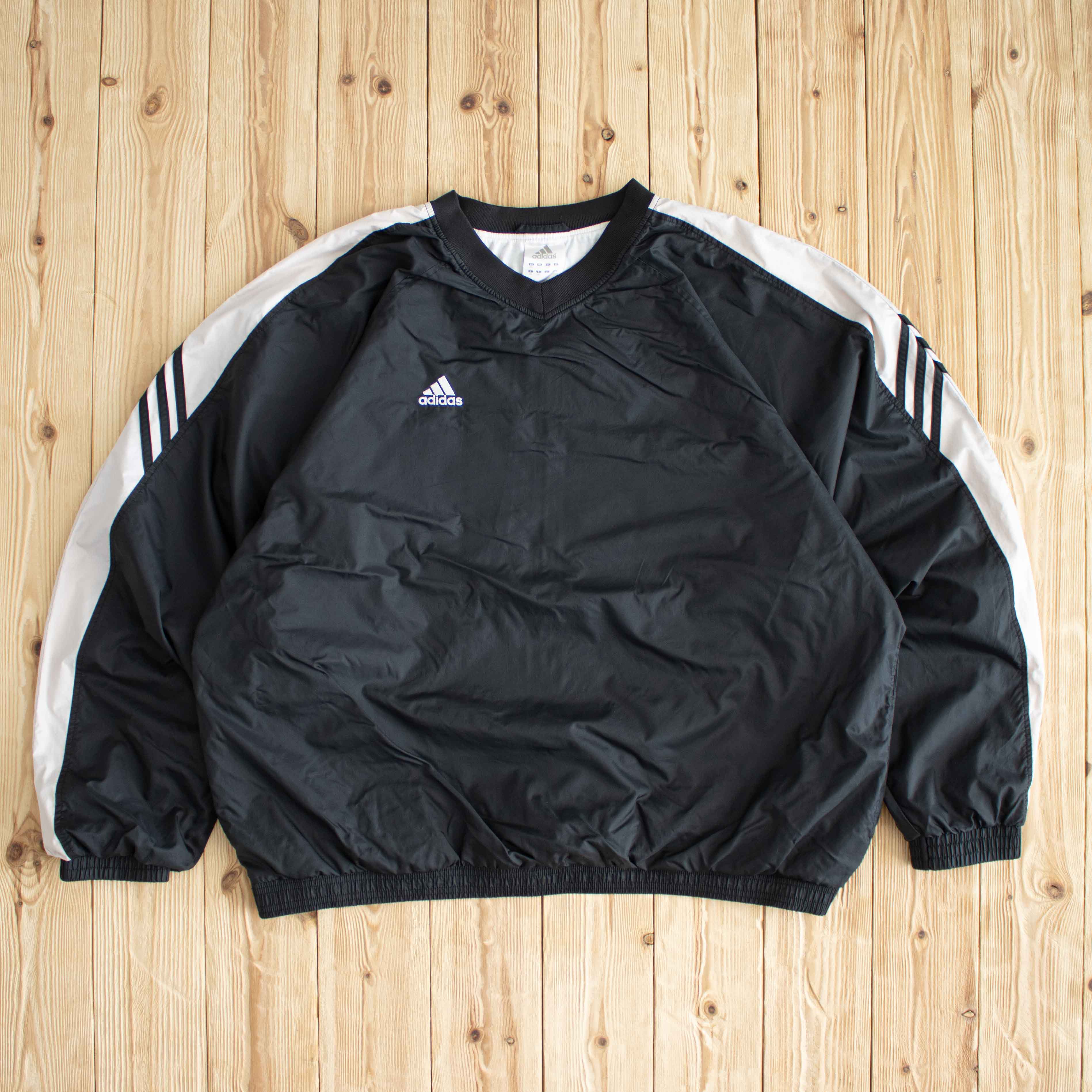 (XL) Vintage Adidas Essential Embroidered Windbreaker