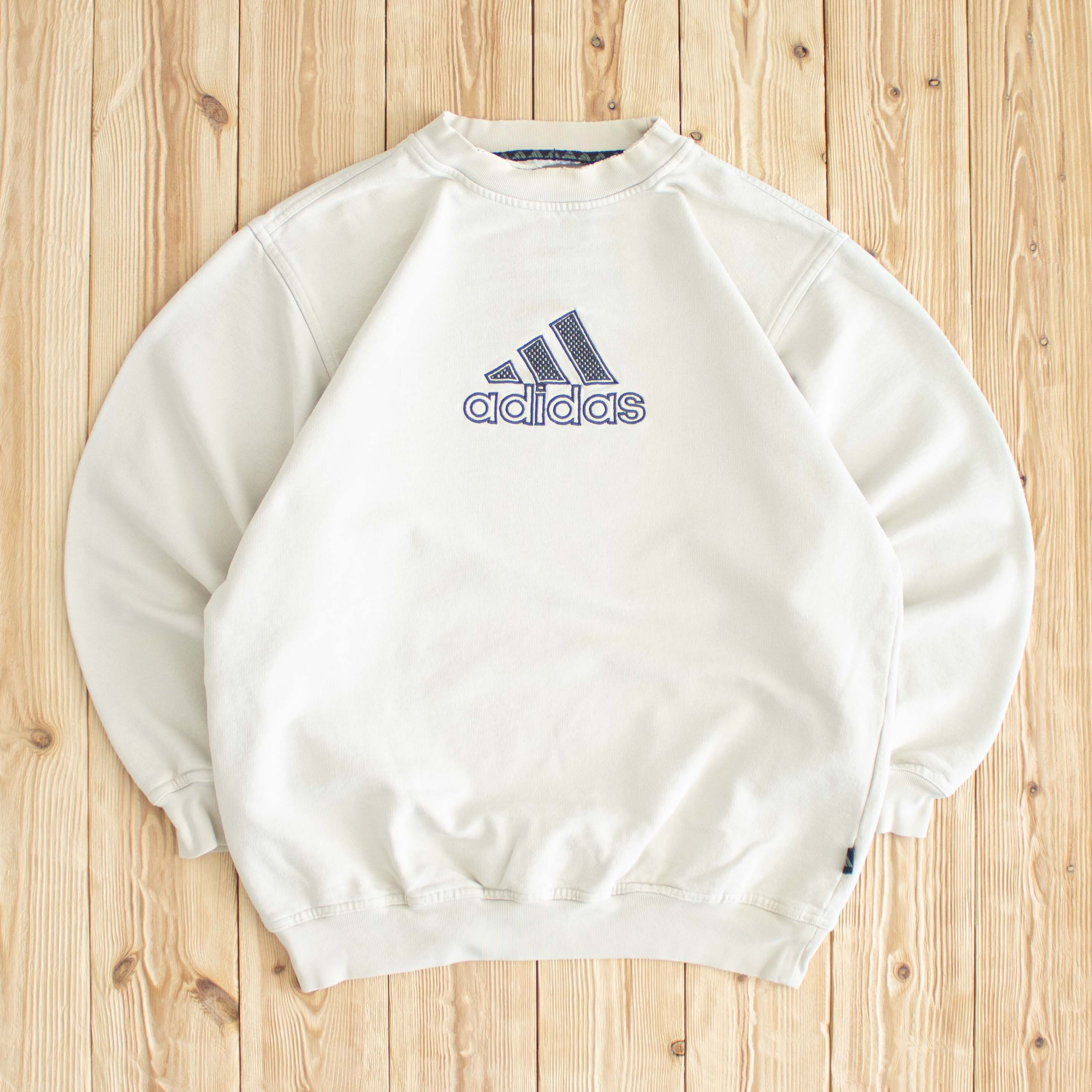 (S) Vintage Adidas Logo Embroidered Sweatshirt