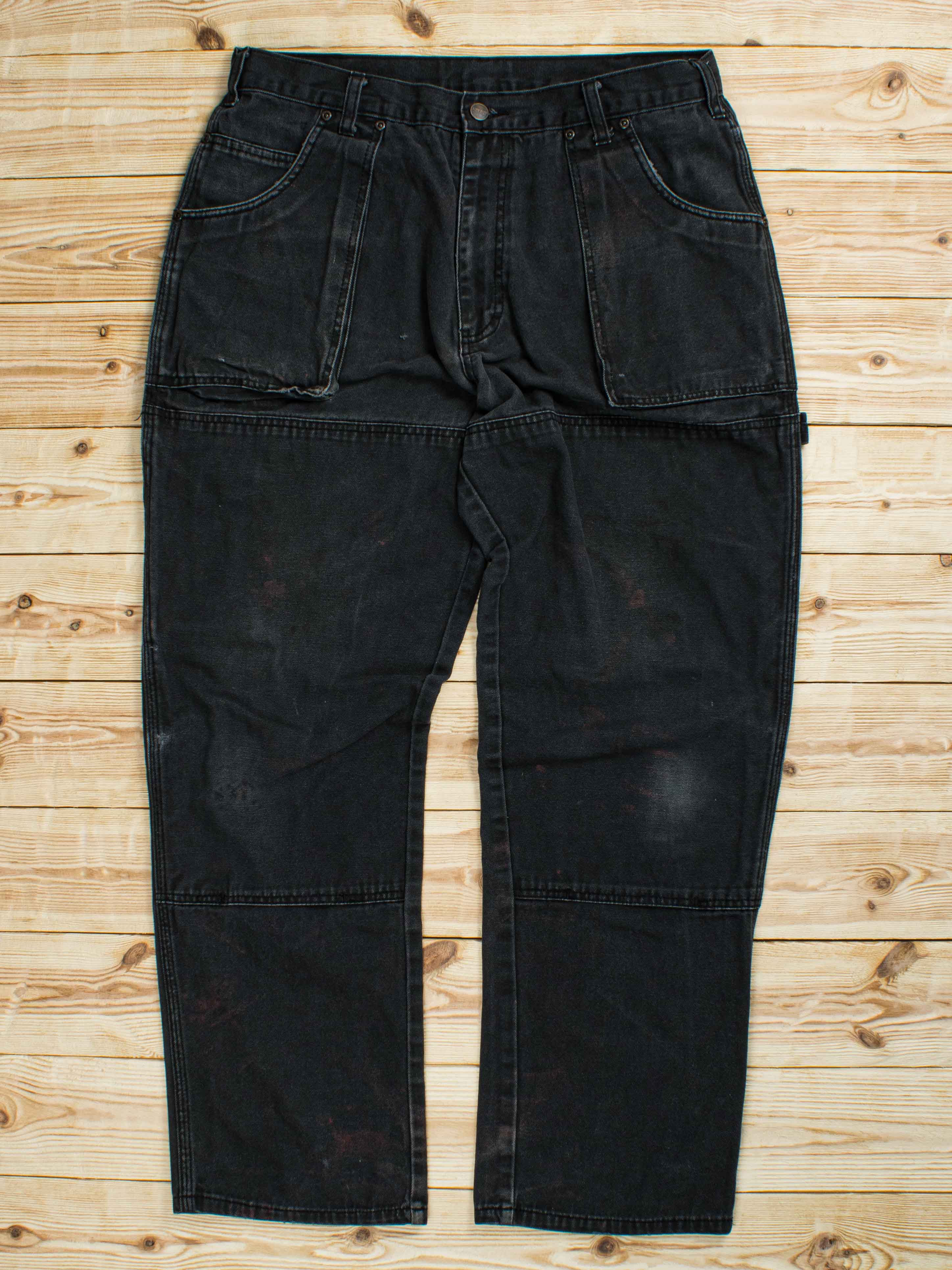 (W36/L32) Vintage Dickies Garage Worn Pants