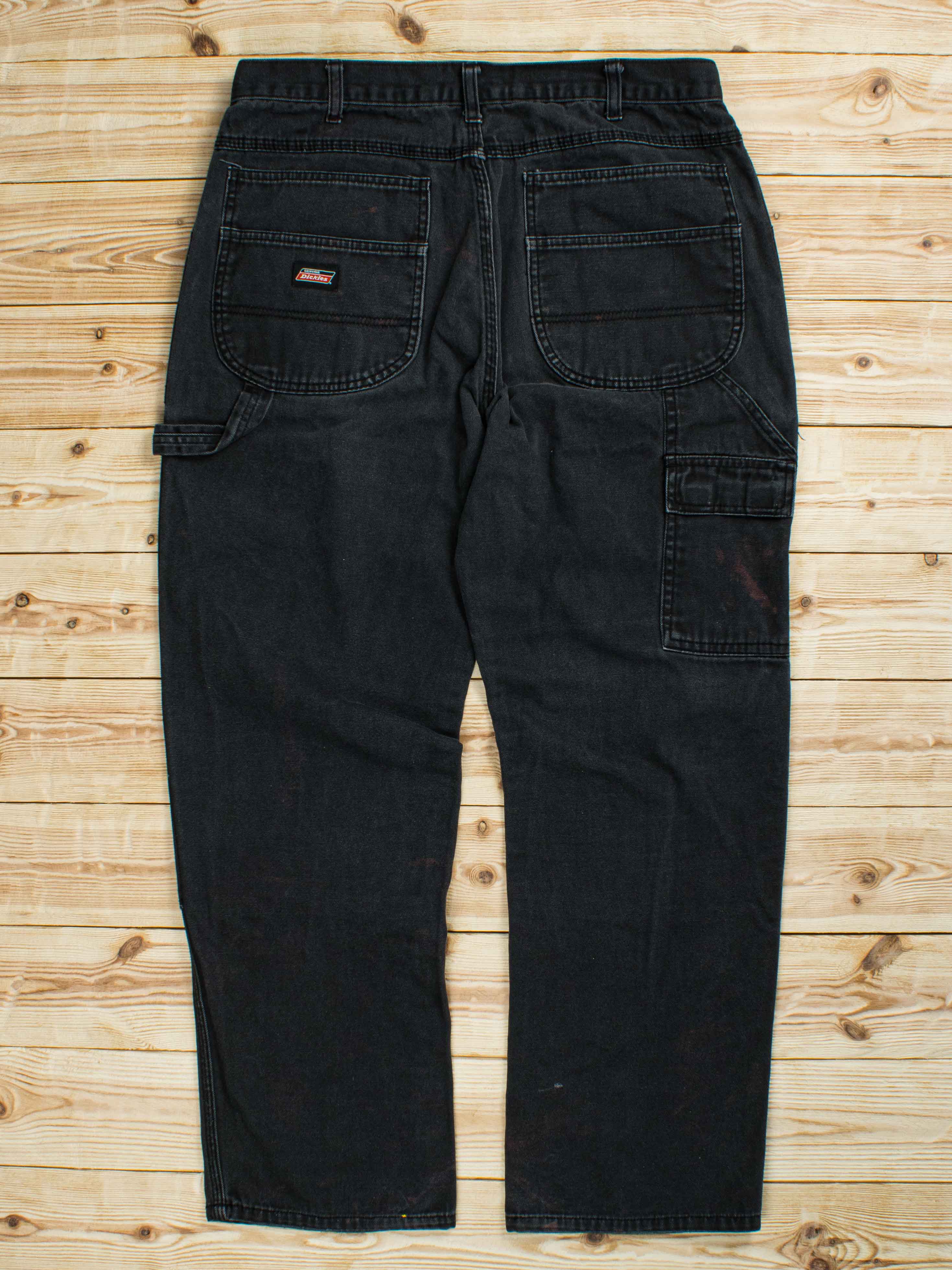 (W36/L32) Vintage Dickies Garage Worn Pants