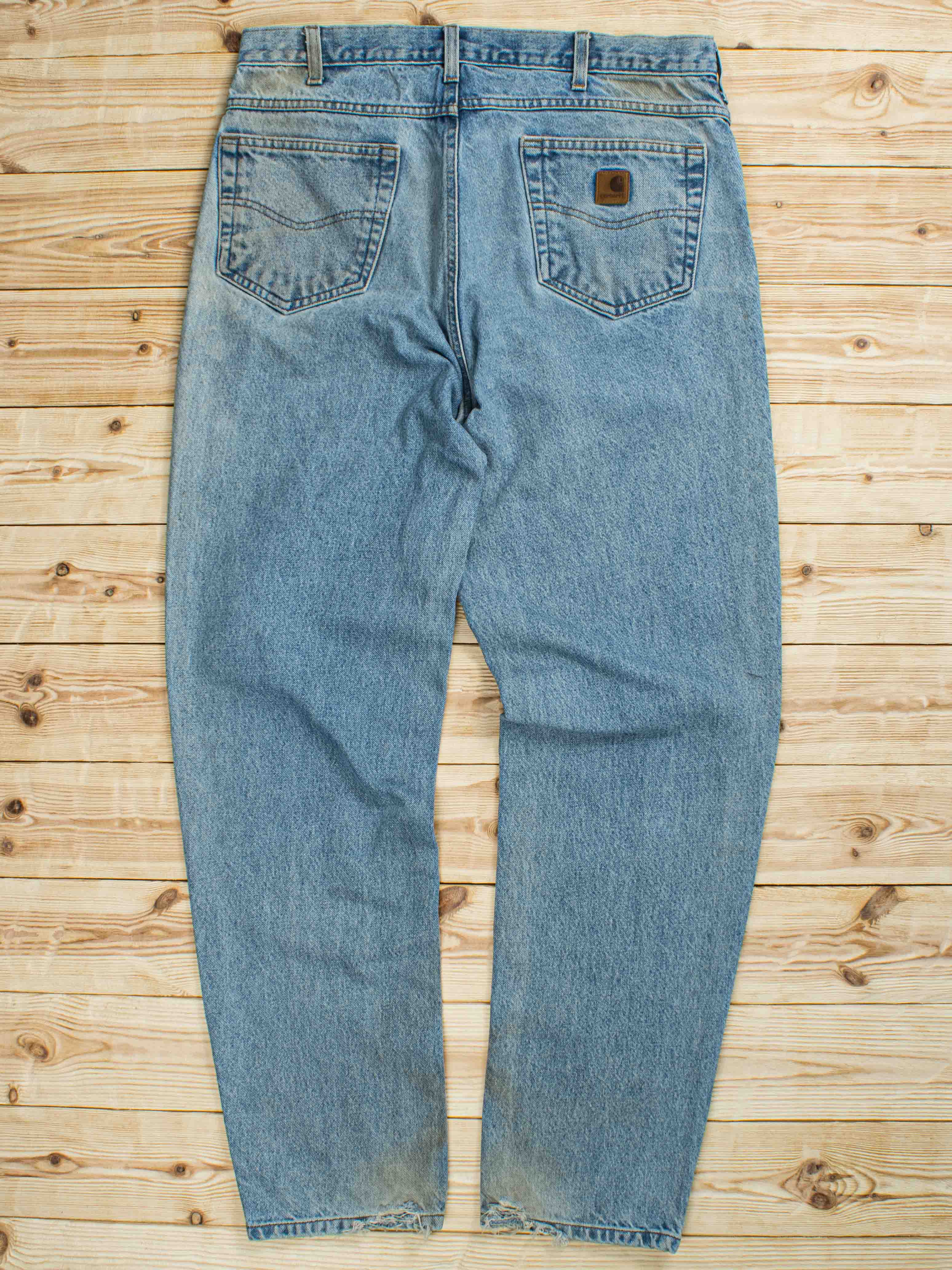 (W36/L38) Vintage Carhartt Garage Worn Pants