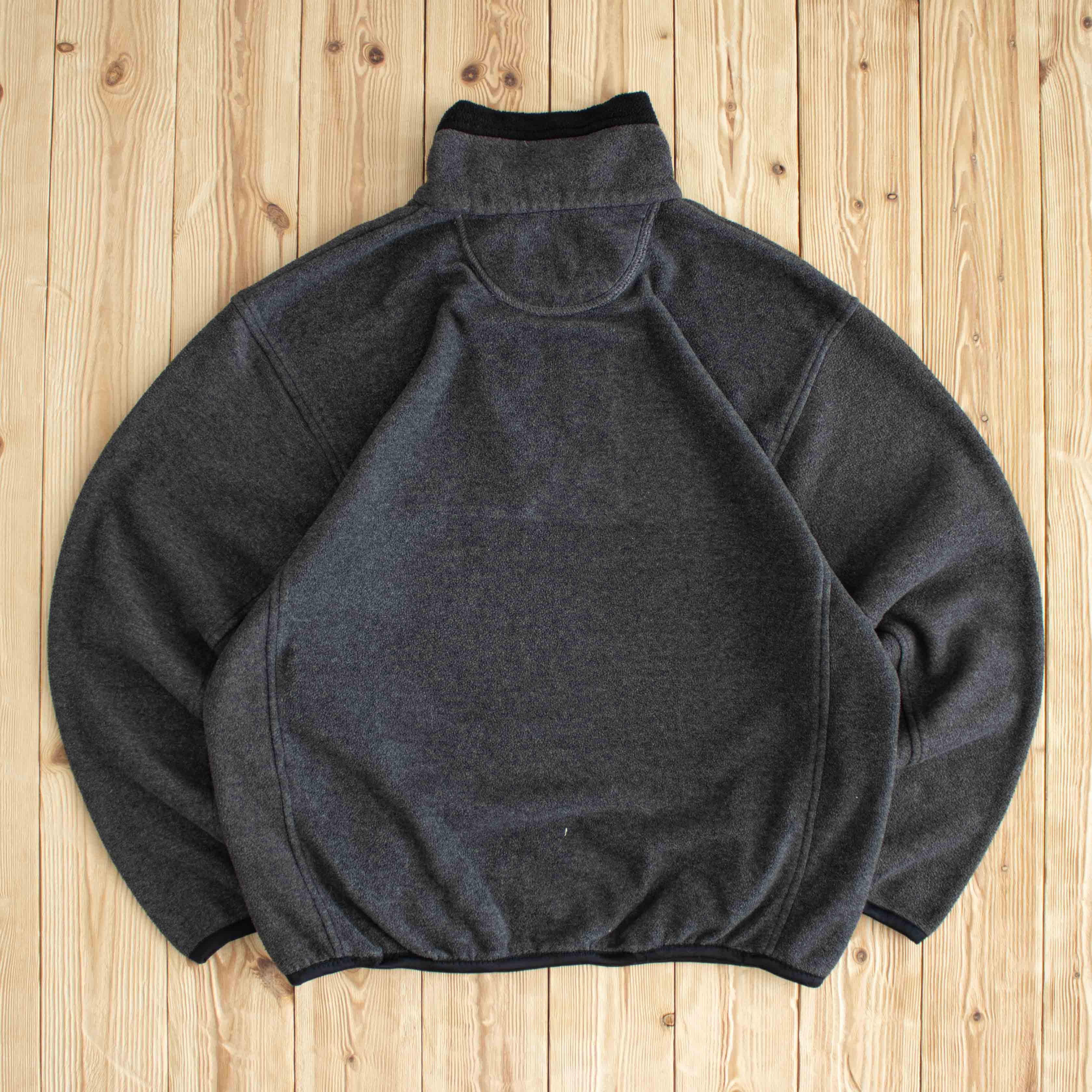 (M) Vintage Chaps Ralph Lauren Embroidered Fleece Quarter-Zip Sweatshirt