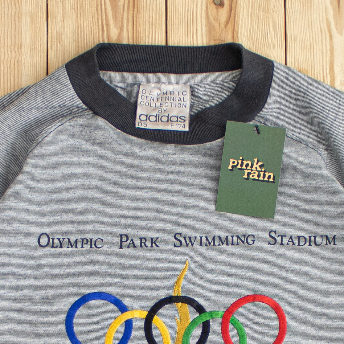 (M) 1956 Adidas Melbourne Olympics Embroidered Sweatshirt