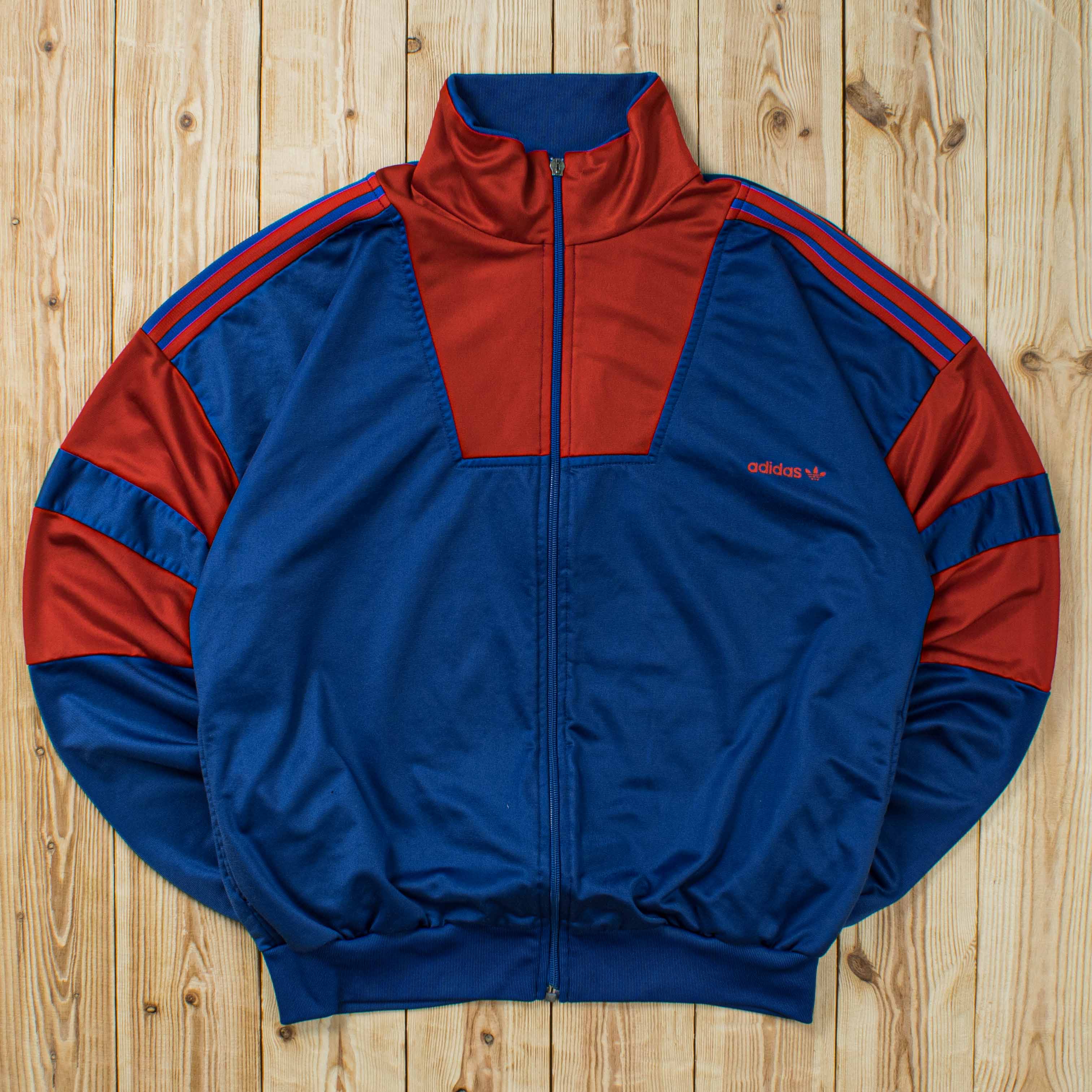 (L) Vintage Adidas Essential Full-Zip Sweatshirt