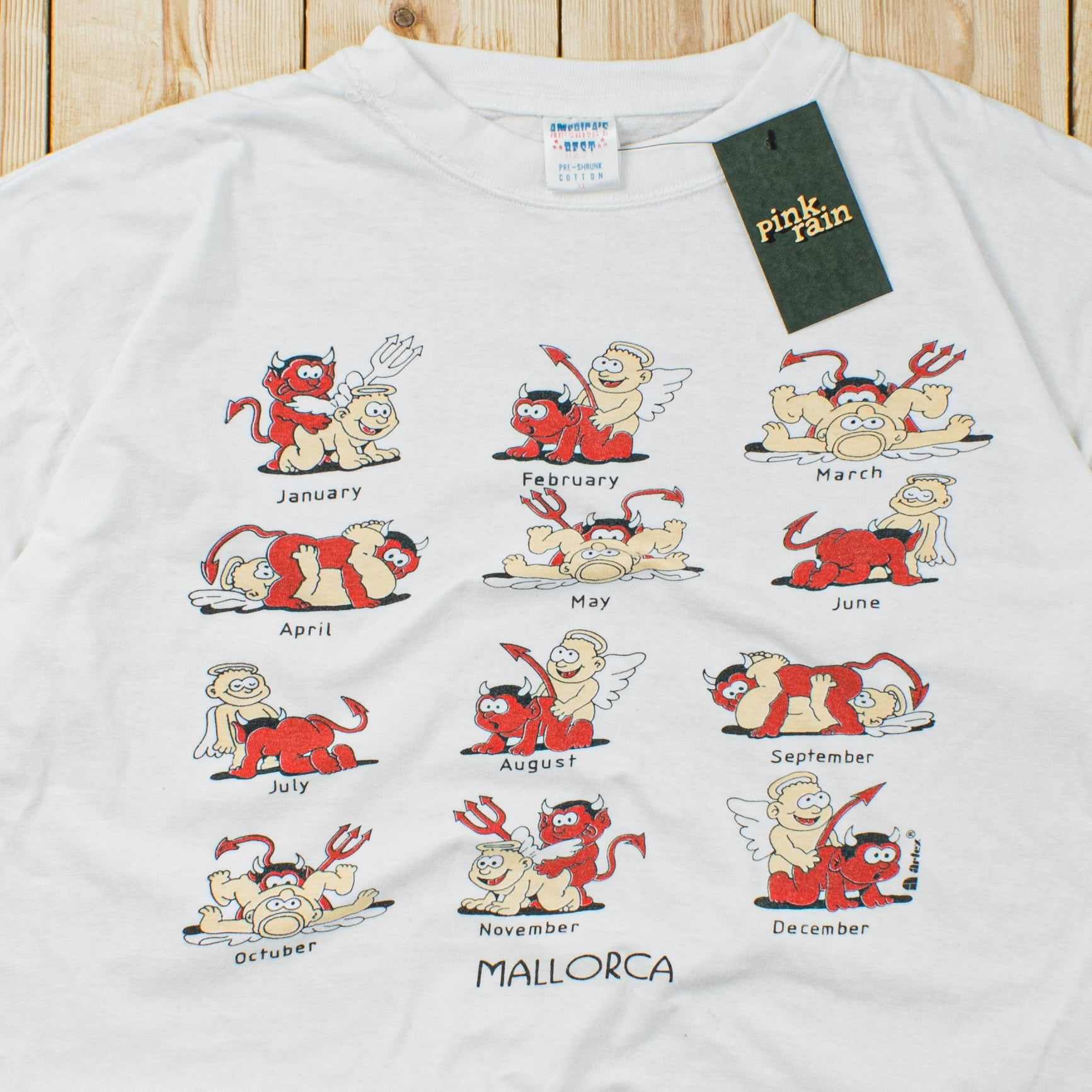 (M) Vintage Kamasutra Angel Devil Mallorca T-Shirt