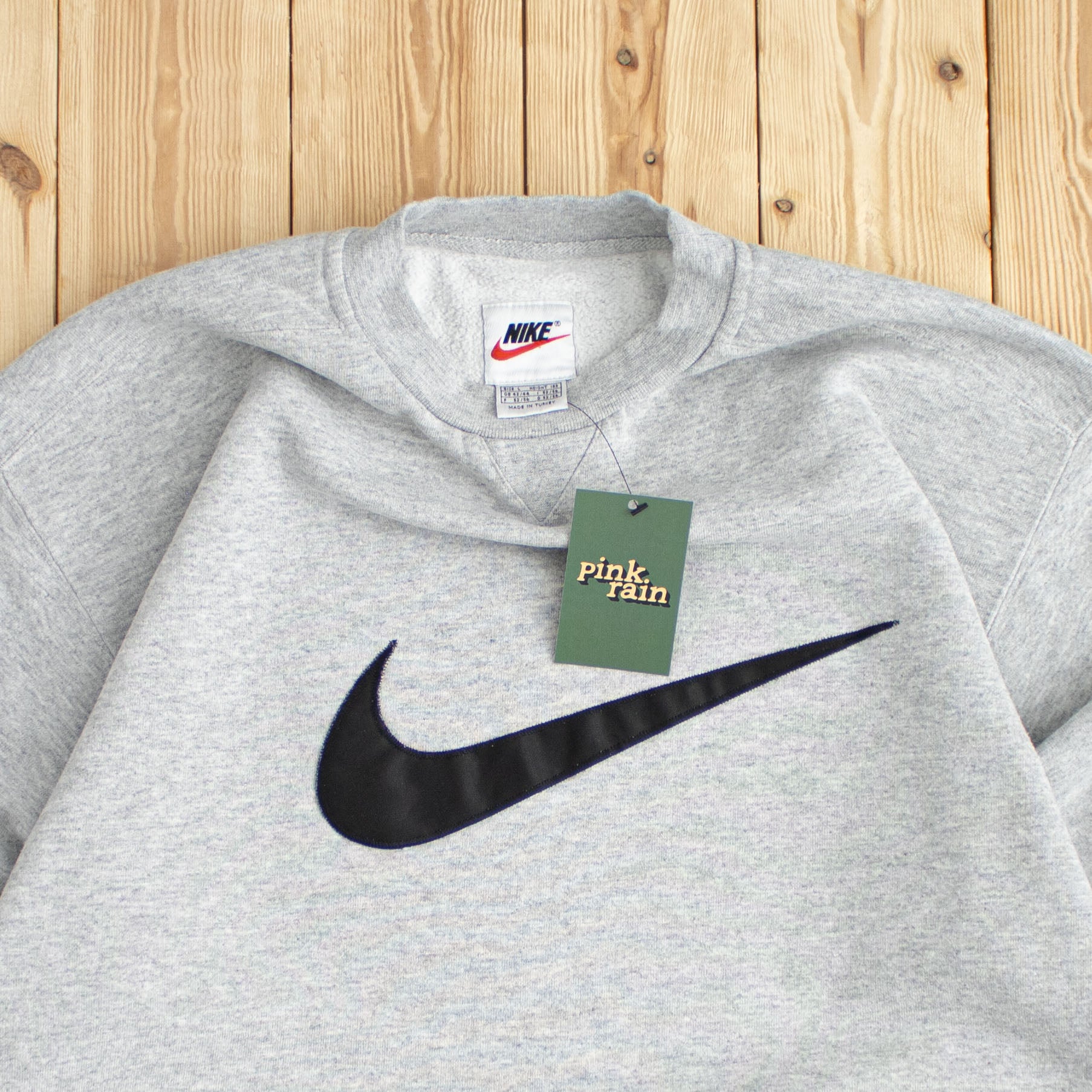 (L) Vintage Nike Swoosh Embroidered Sweatshirt
