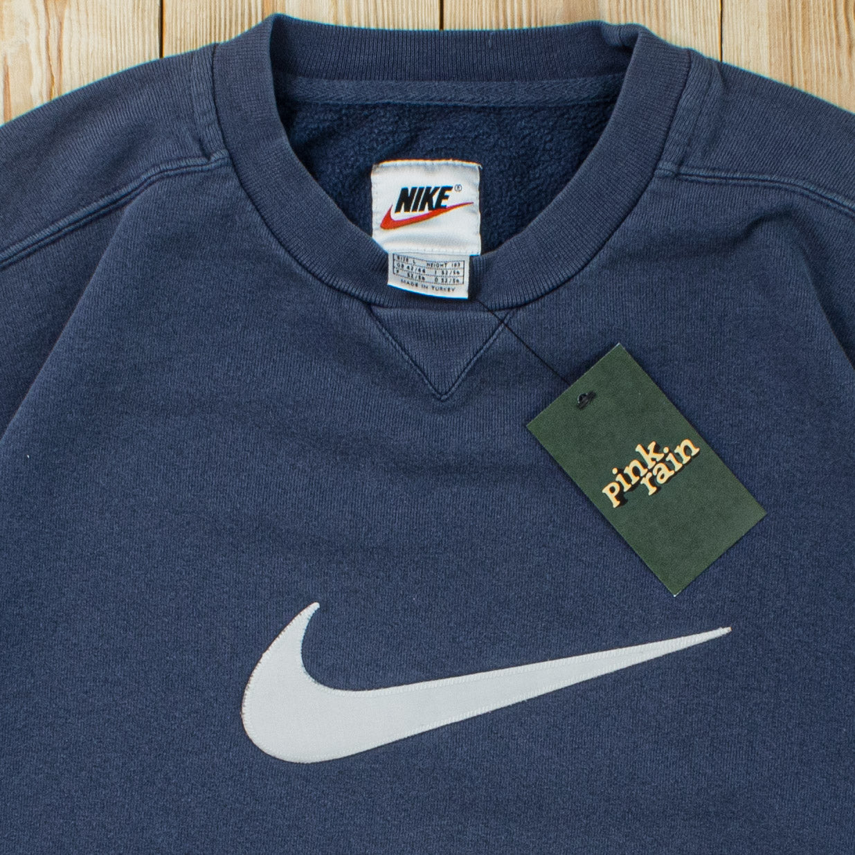 (L) Vintage Nike Swoosh Embroidered Sweatshirt