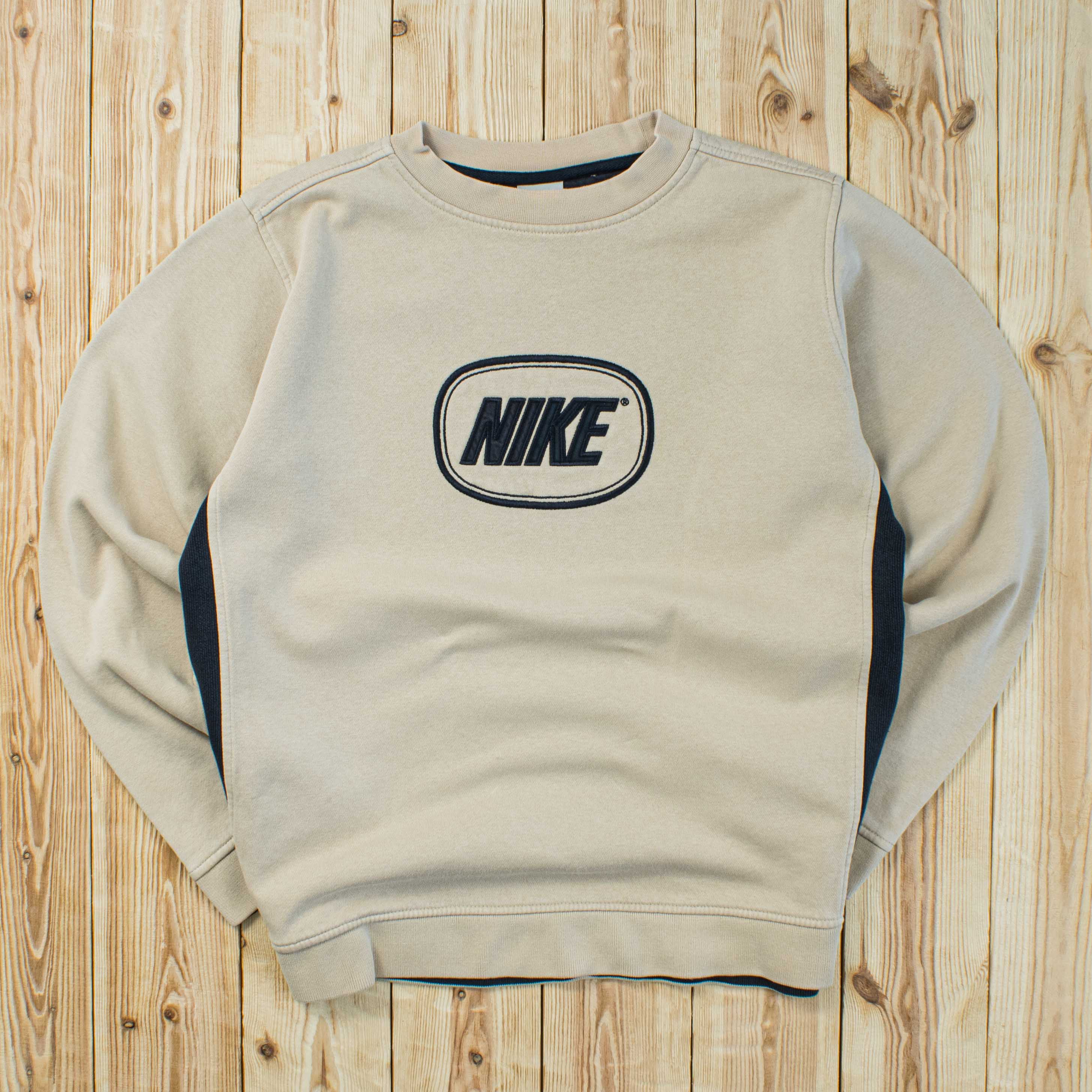 (S/M) Vintage Nike Spell Out Embroidered Sweatshirt