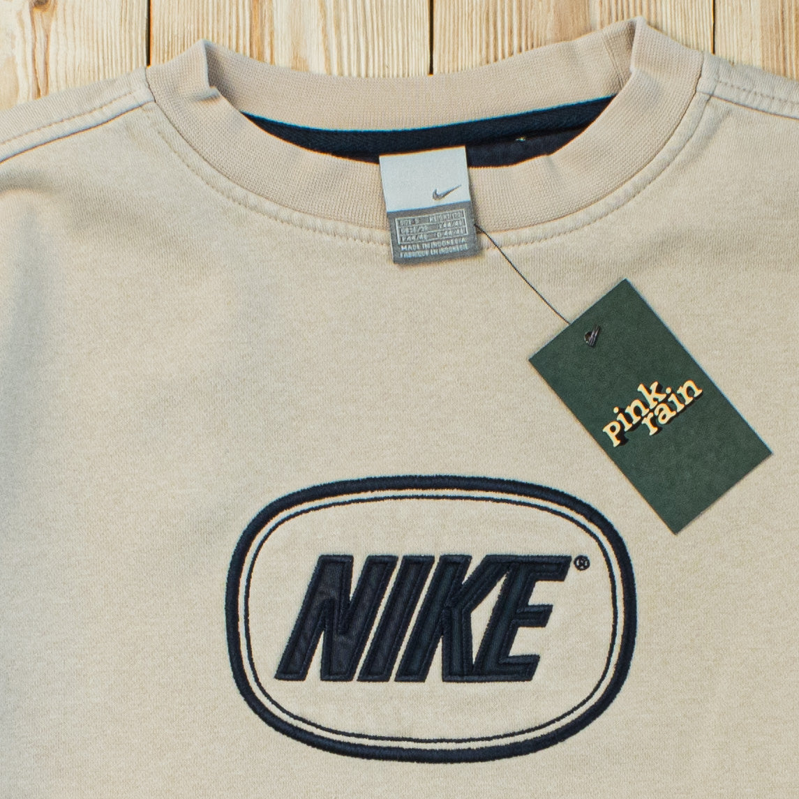 (S/M) Vintage Nike Spell Out Embroidered Sweatshirt