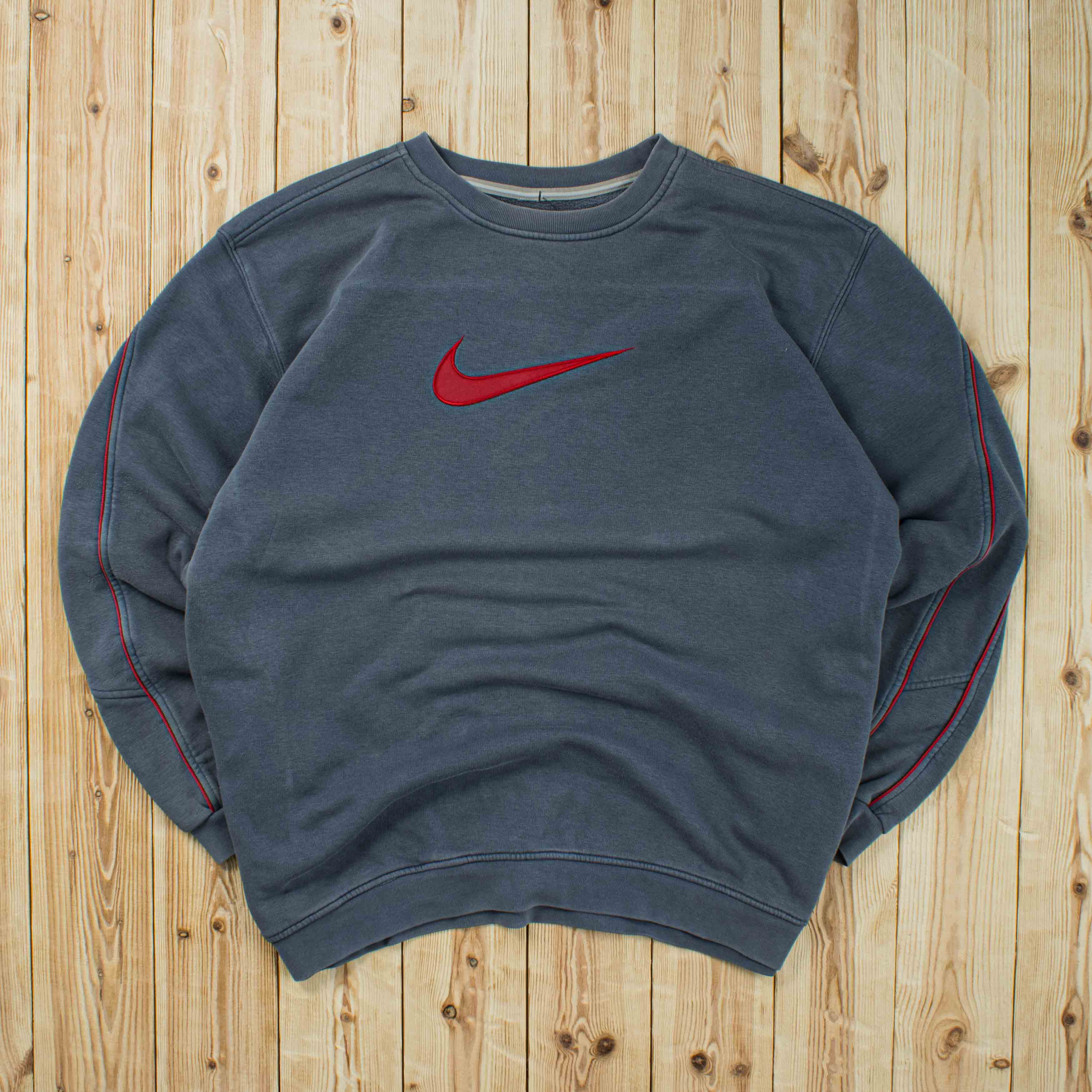 (XL) Vintage Nike Swoosh Embroidered Sweatshirt