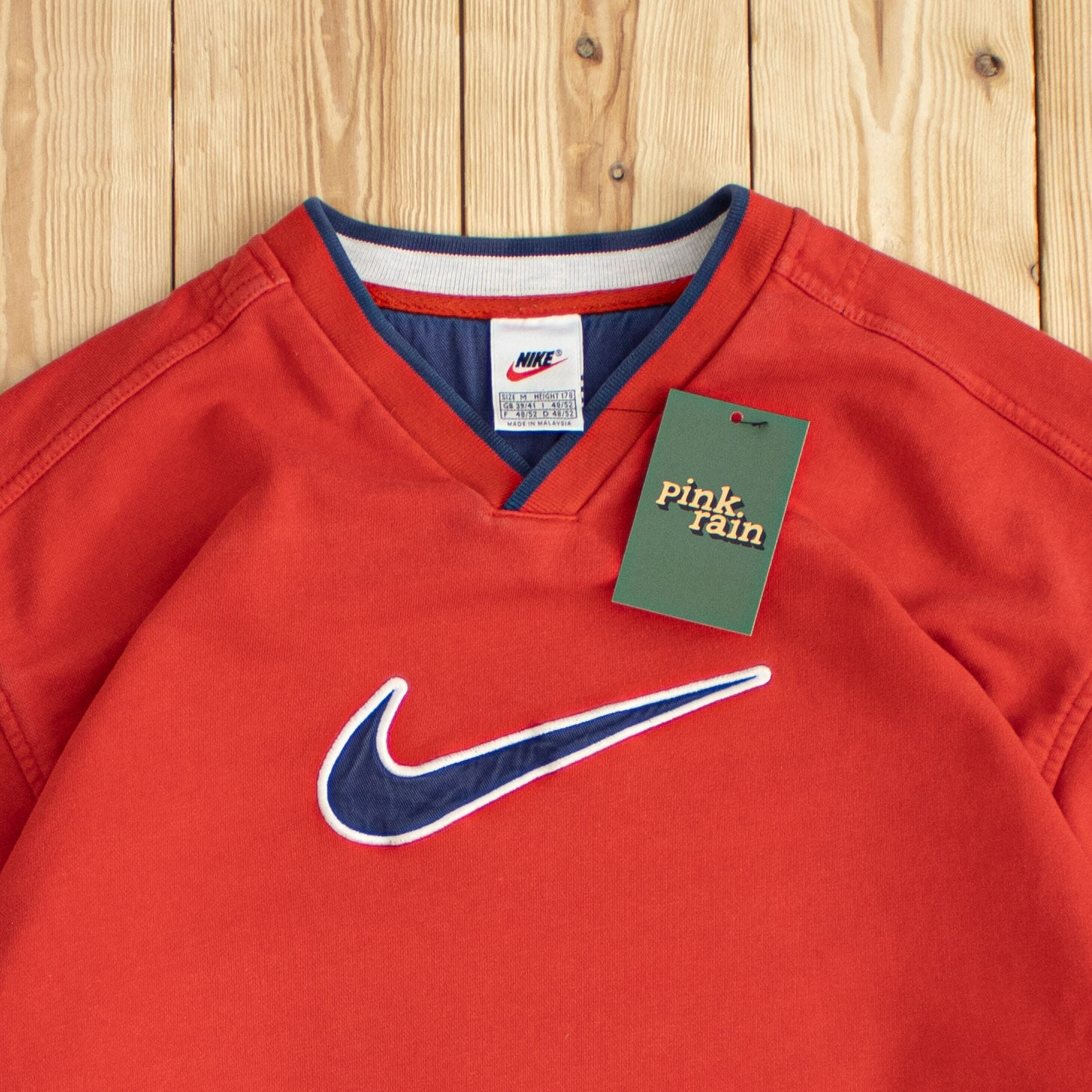 (M) Vintage Nike Swoosh Embroidered Sweatshirt