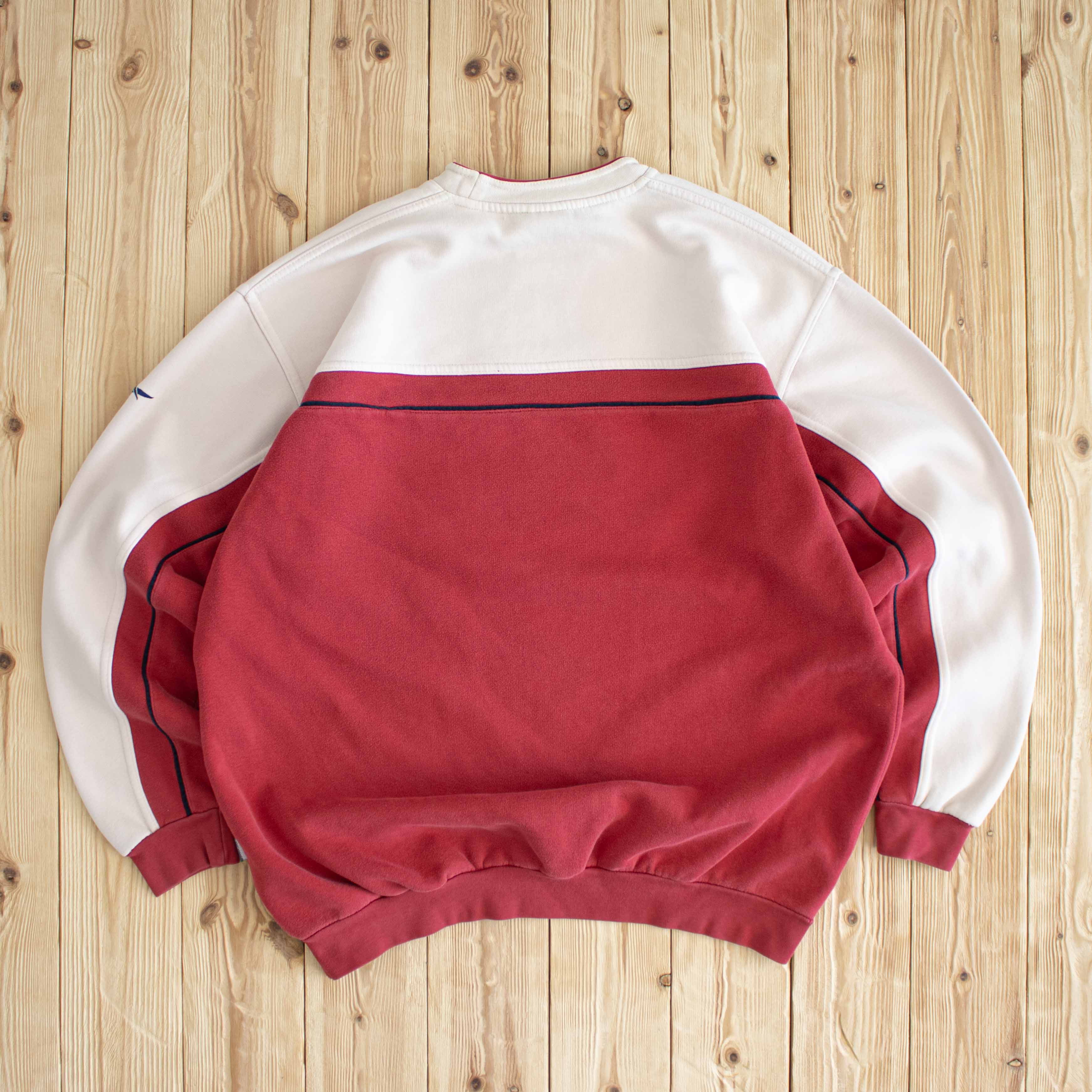 (XL) Vintage Reebok Athletic Department Embroidered Sweatshirt