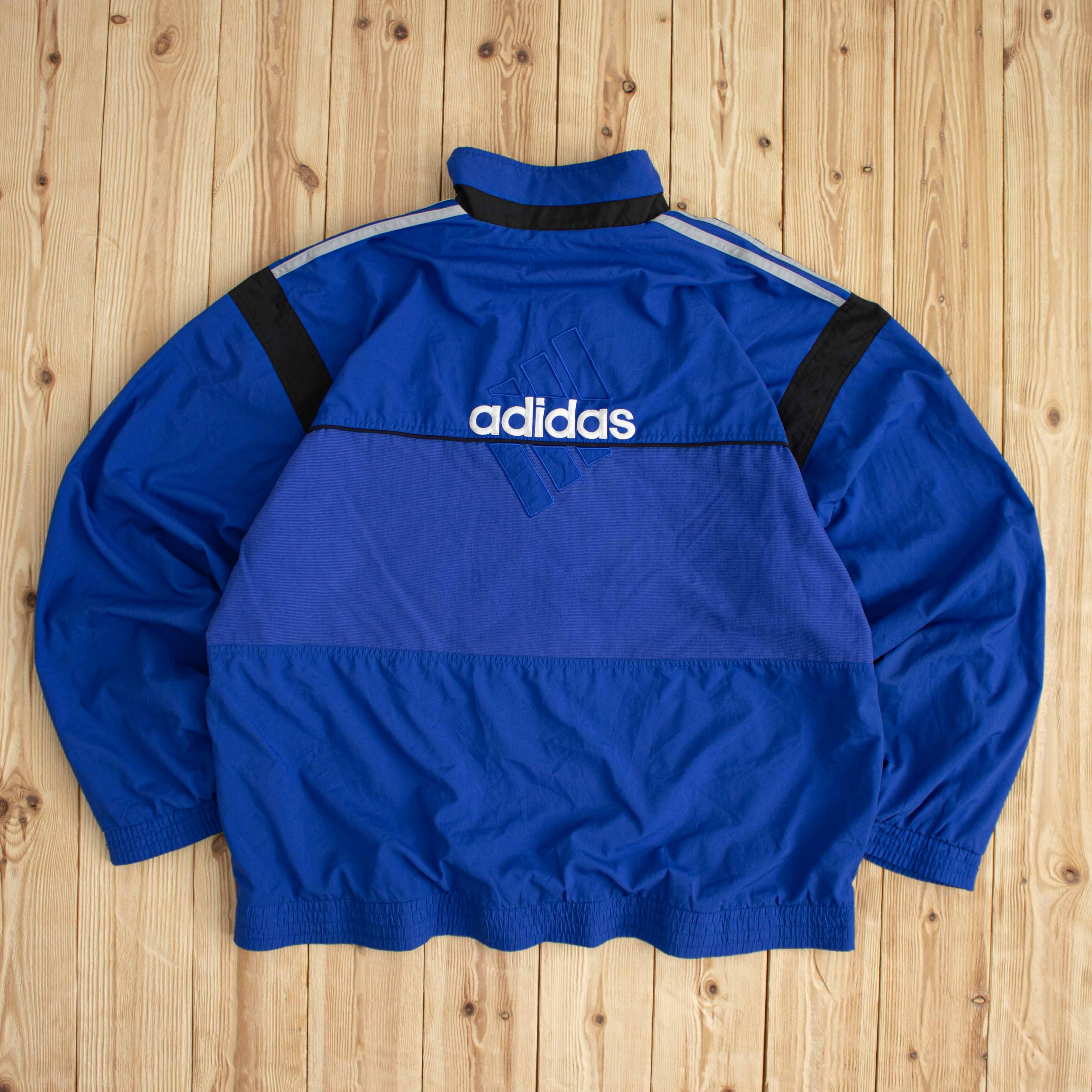 (XL) Vintage Adidas Logo Embroidered Jacket