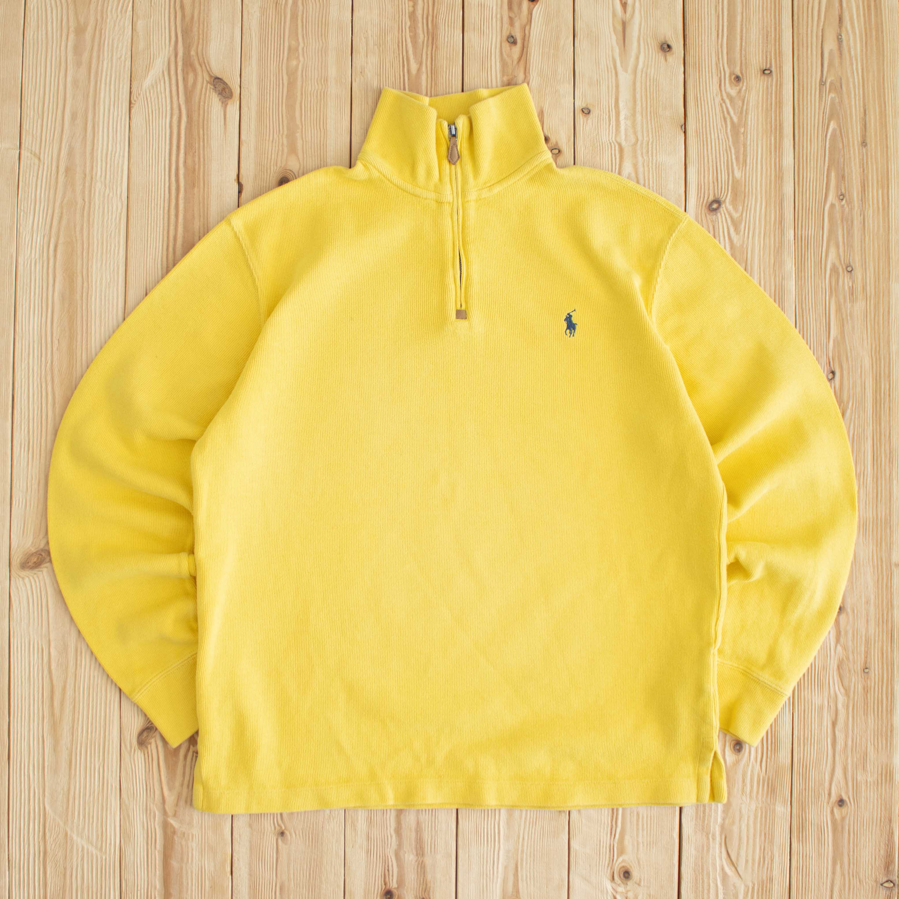 (S/M) Vintage Ralph Lauren Embroidered Quarter-Zip