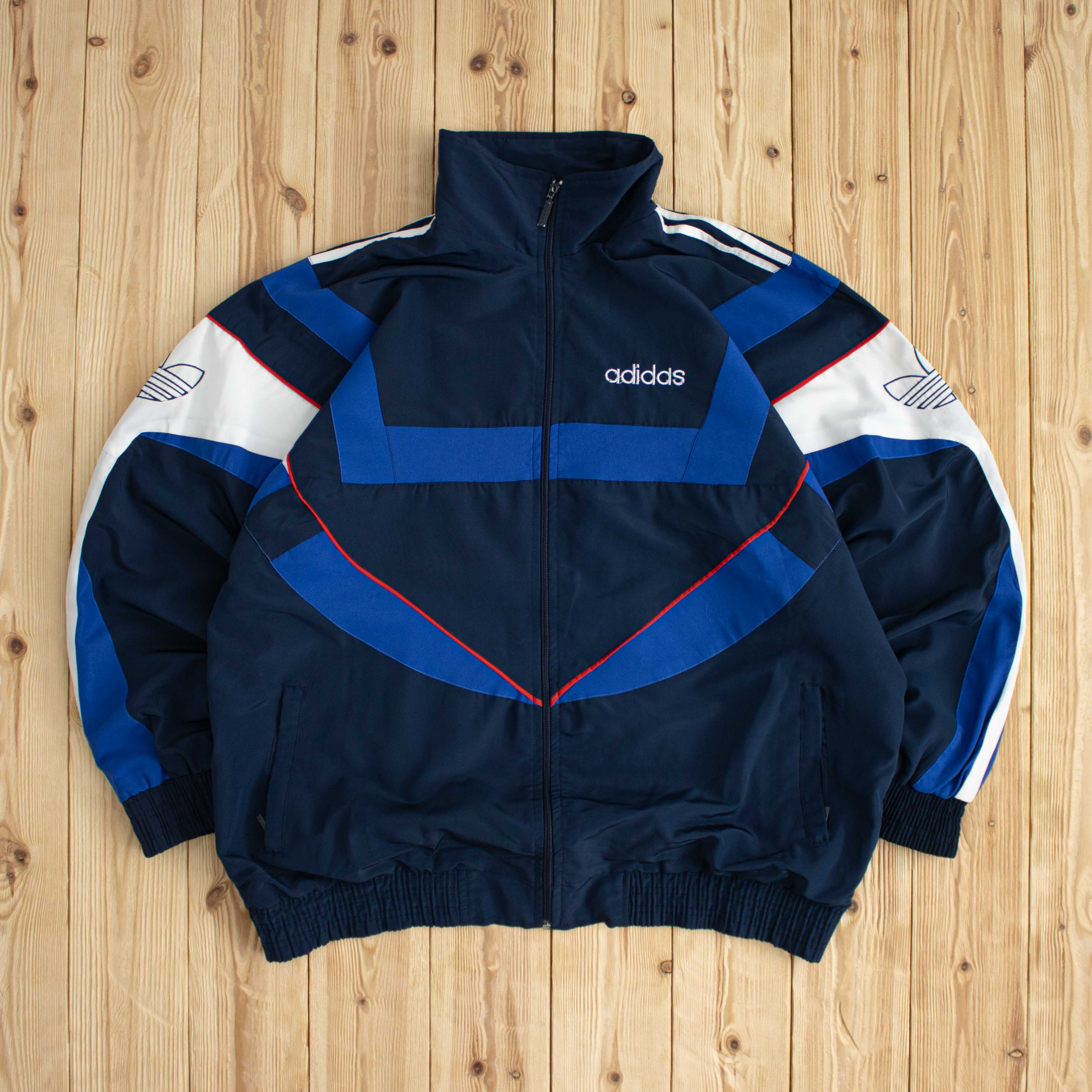 (L) Vintage Adidas Embroidered Jacket