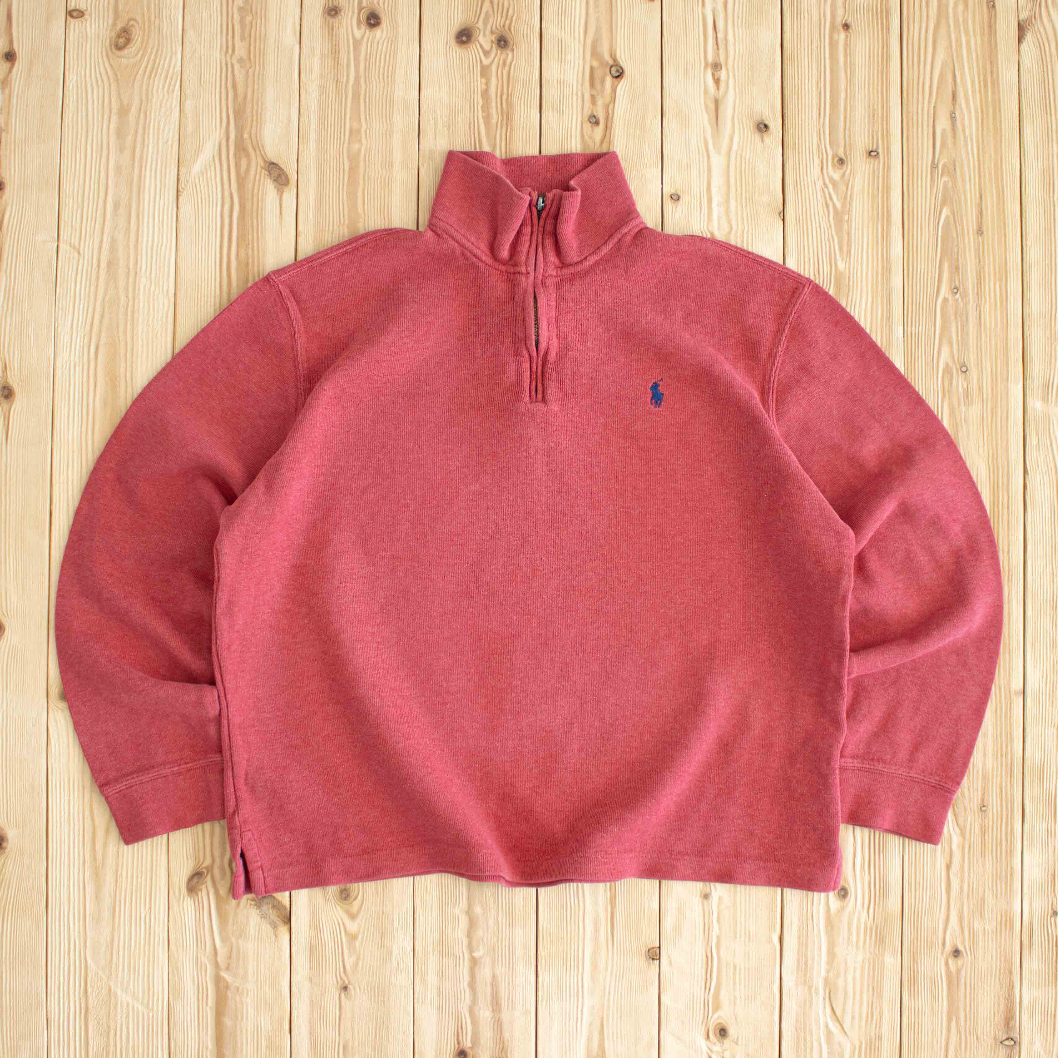 (S) Vintage Ralph Lauren Embroidered Quarter-Zip