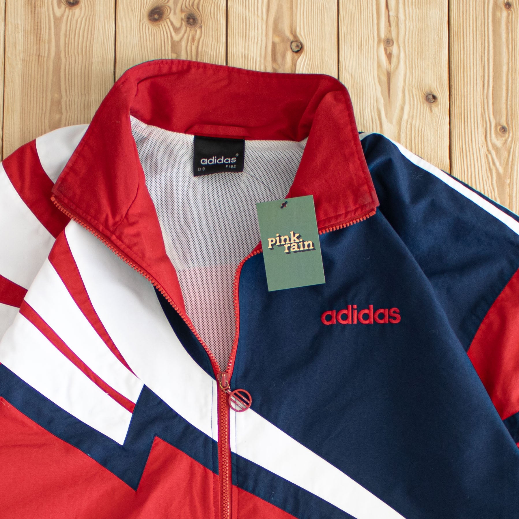 (XL) Vintage Adidas Embroidered Jacket