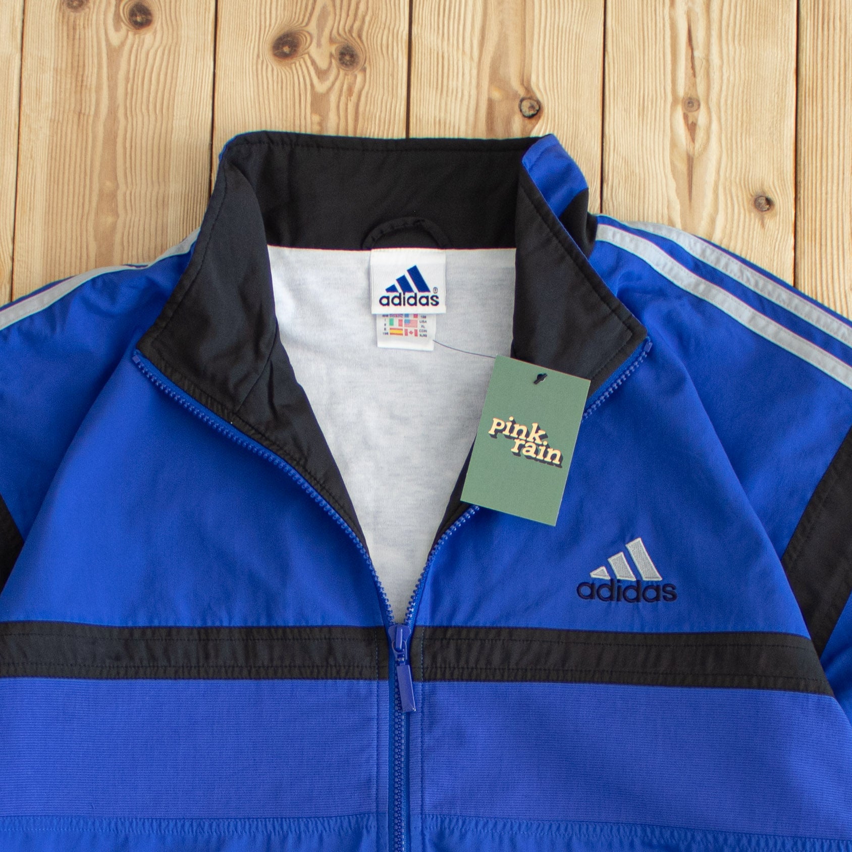 (XL) Vintage Adidas Logo Embroidered Jacket