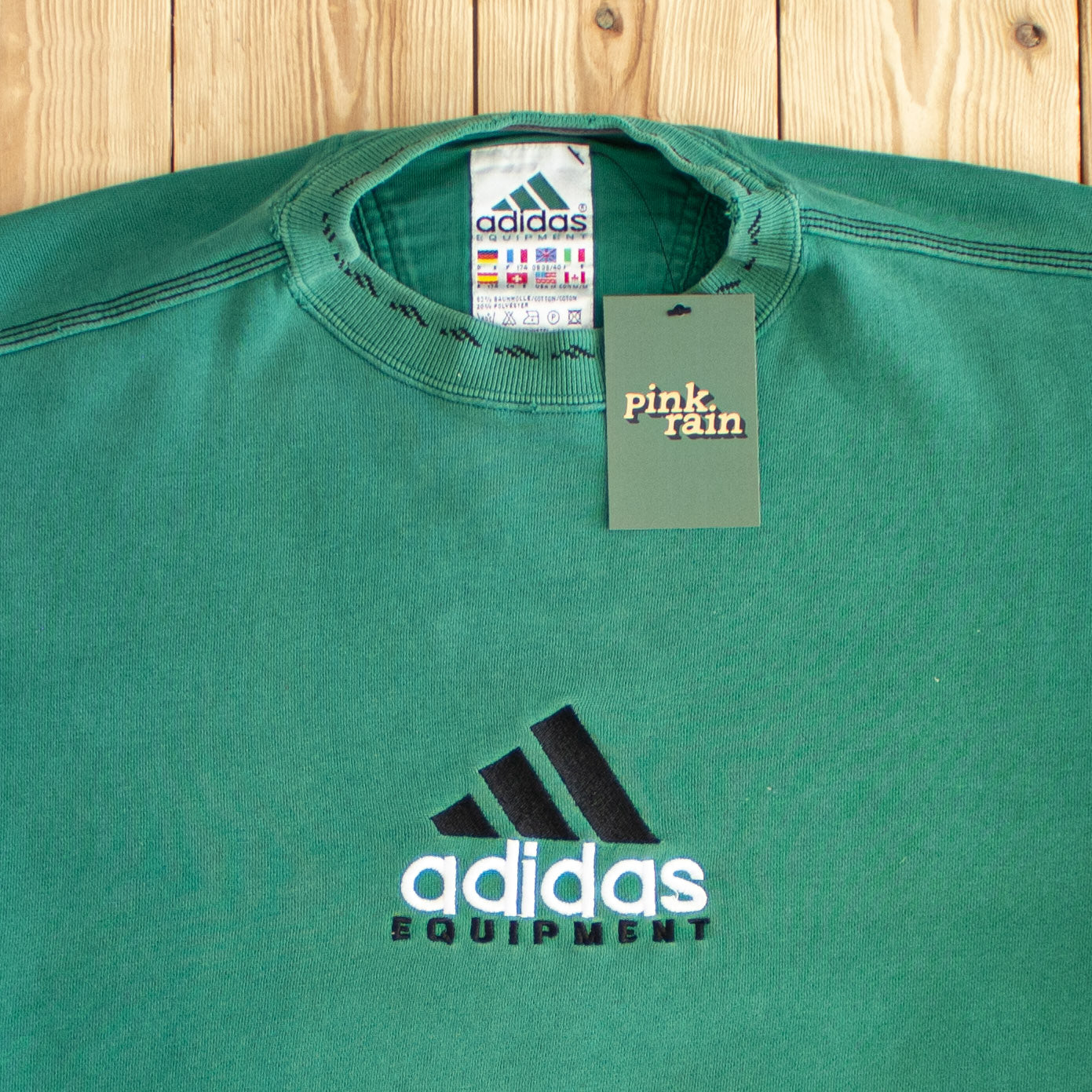 (M) Vintage Adidas Equipment Embroidered Sweatshirt