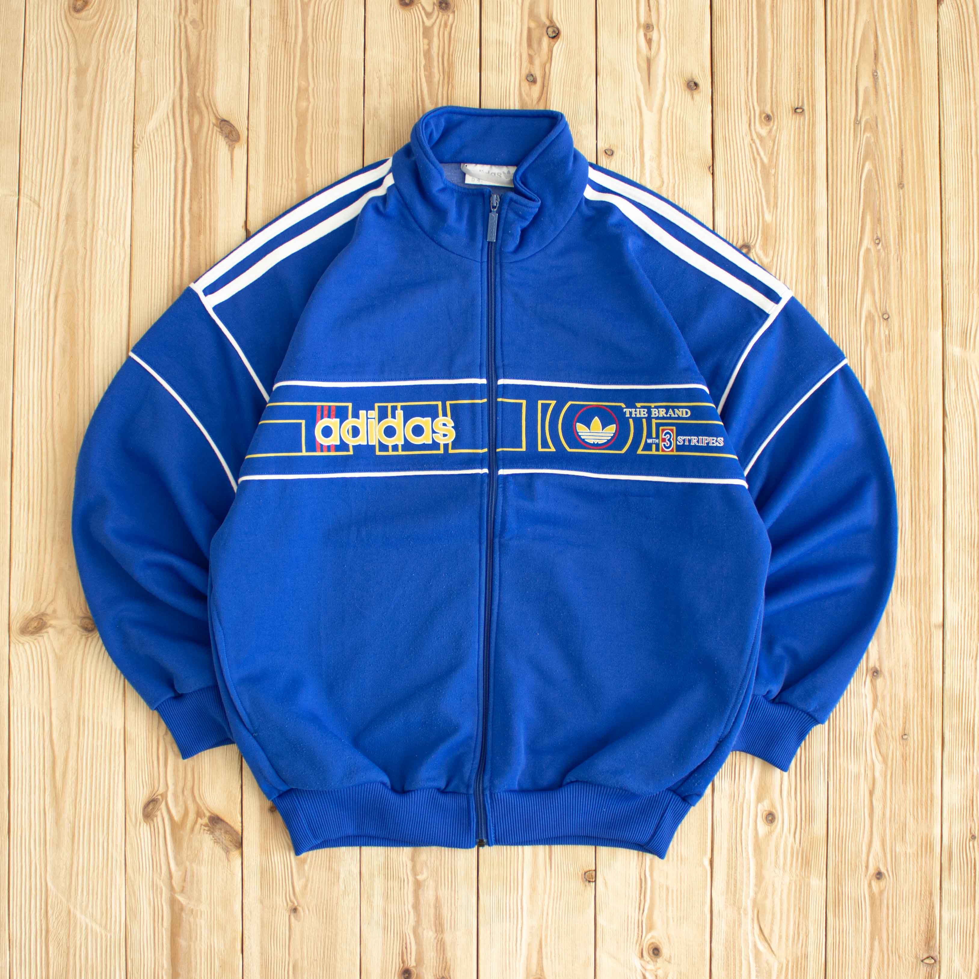 (S) Vintage Adidas The Brand Full-Zip Sweatshirt