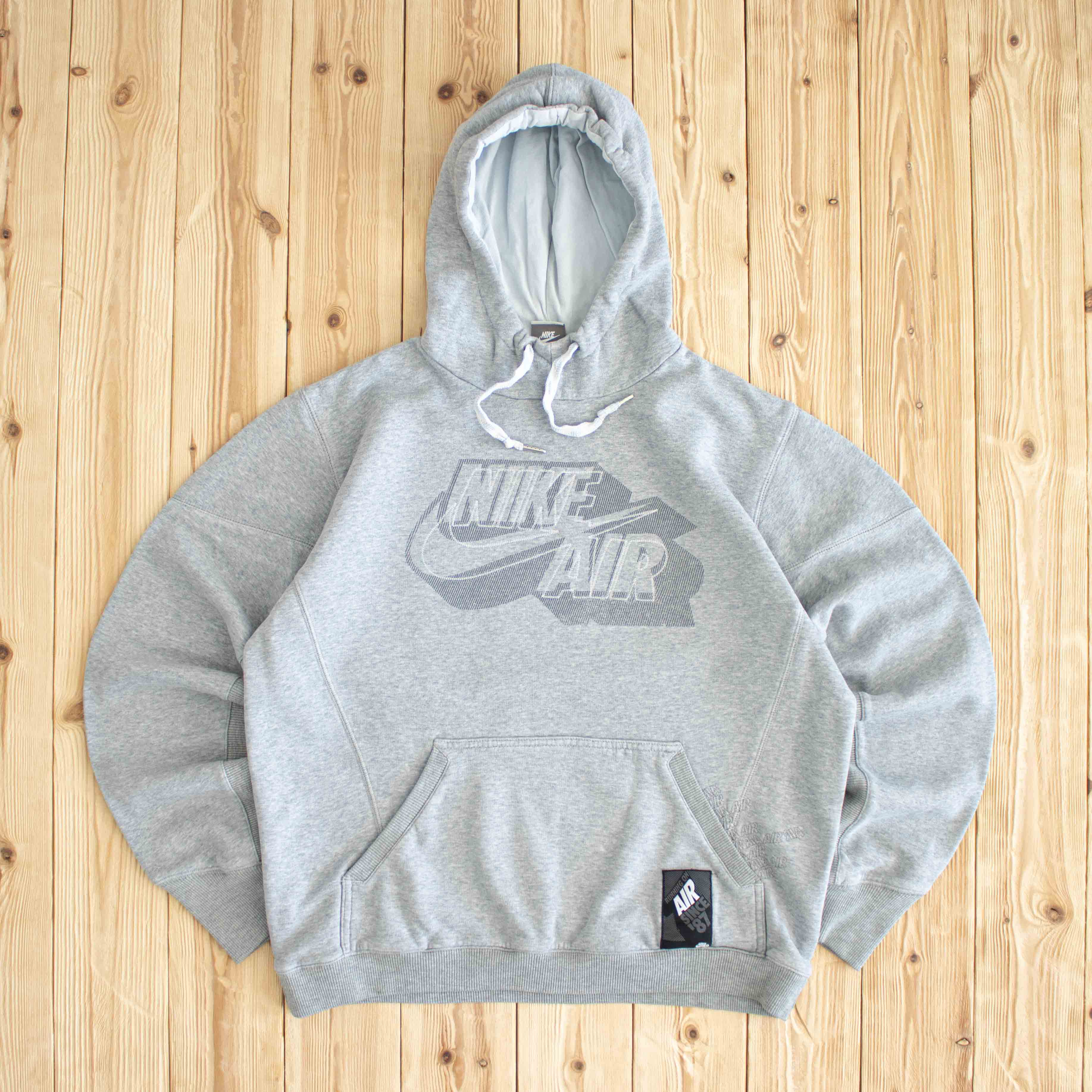 (L) Vintage Nike Air Embroidered Hoodie