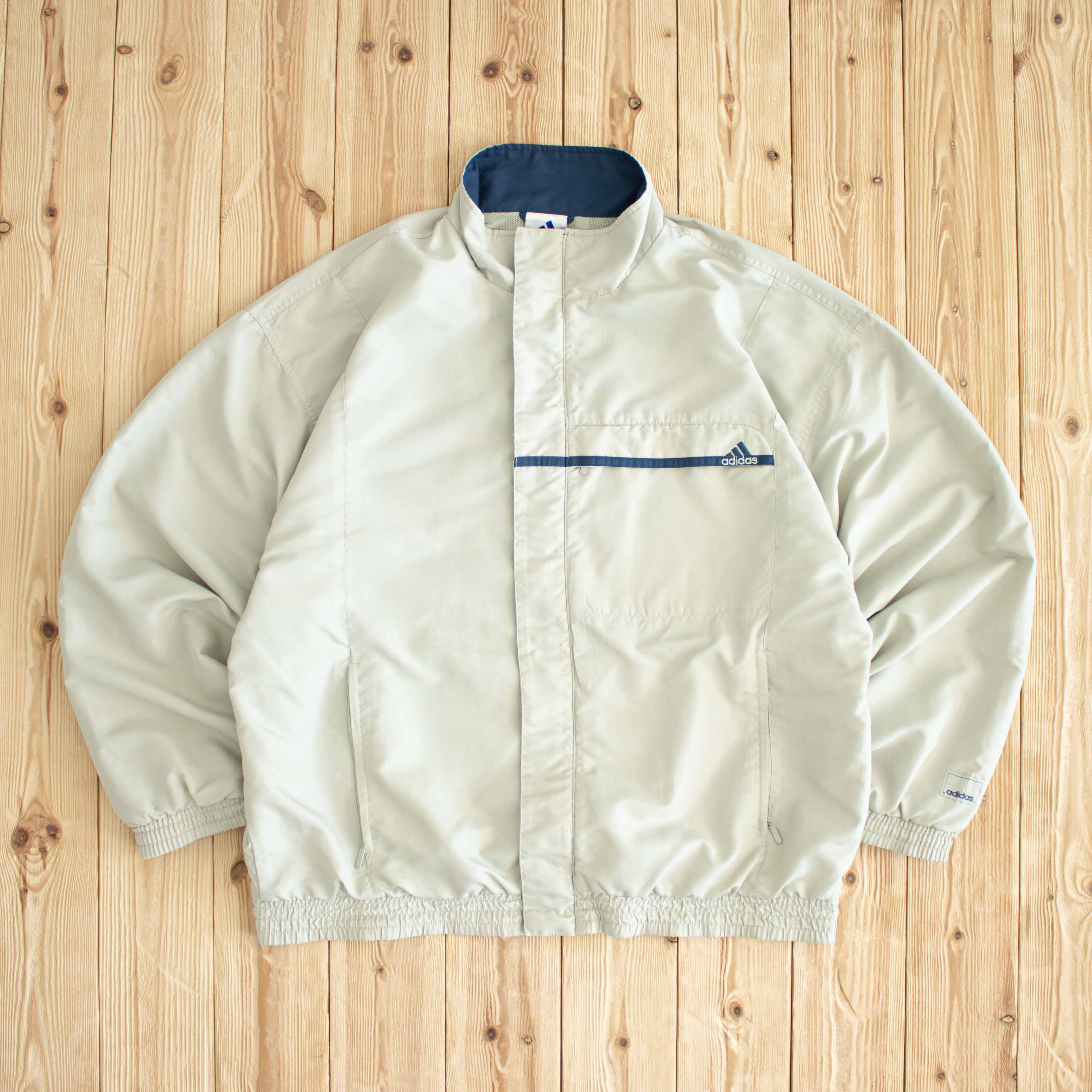 (L/XL) Vintage Adidas Embroidered Jacket