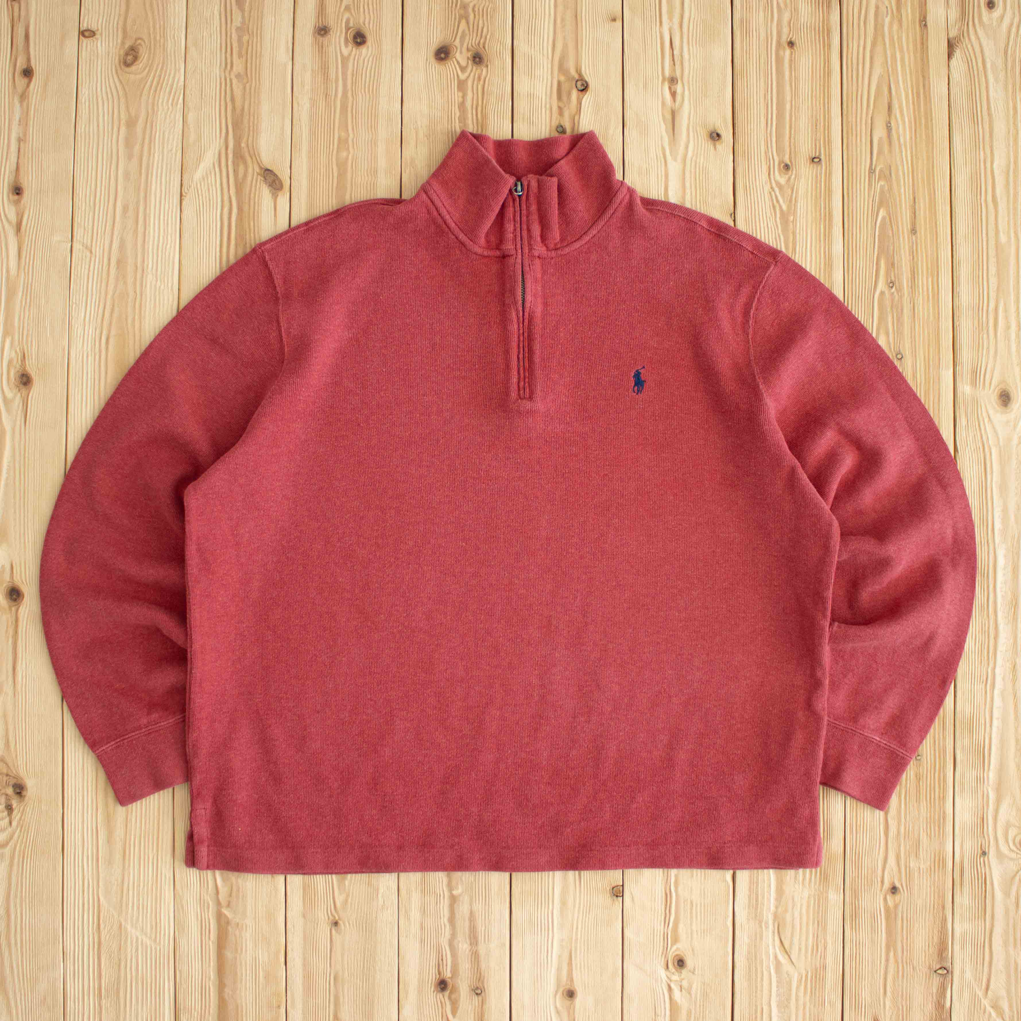 (M) Vintage Ralph Lauren Embroidered Quarter-Zip