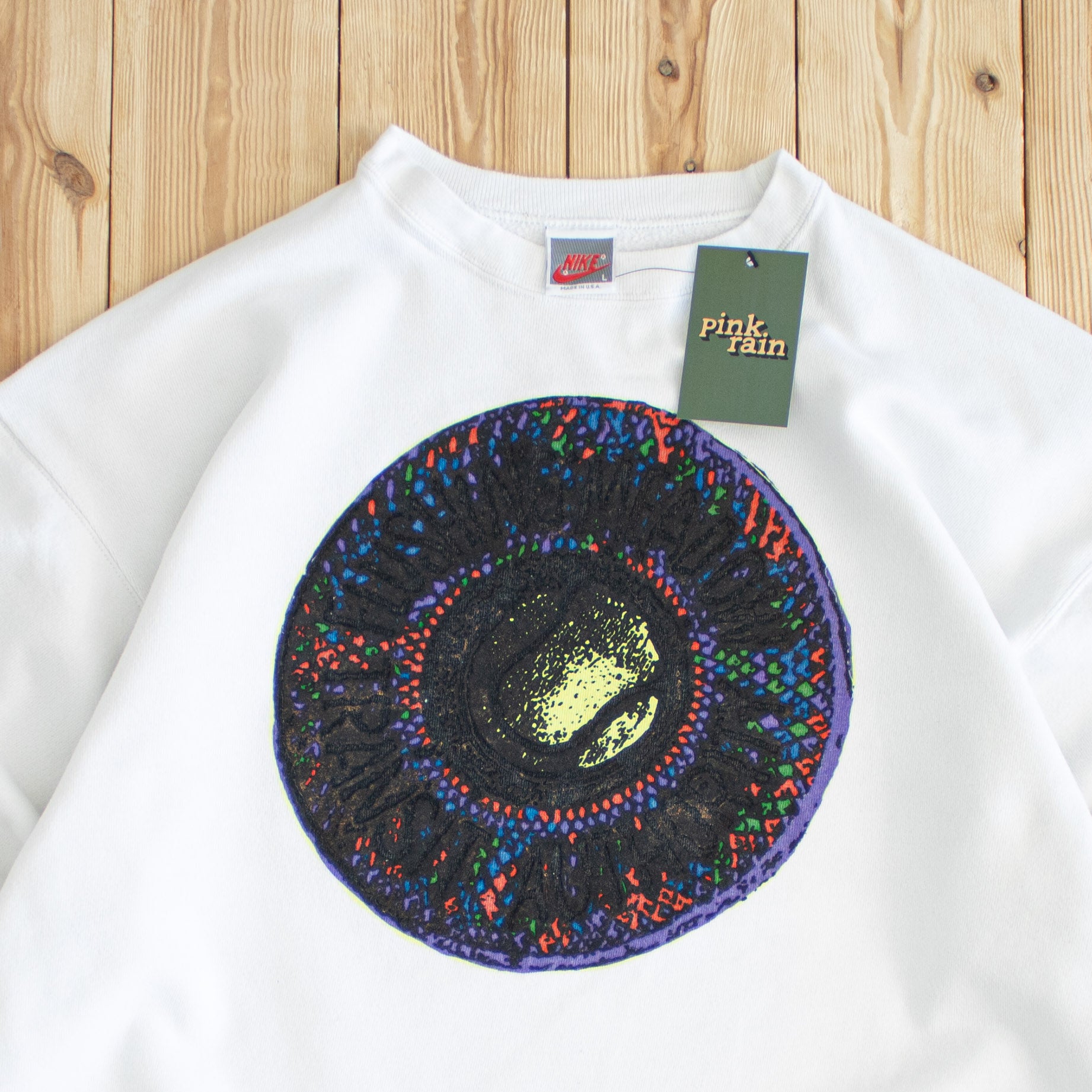 (M) Vintage Nike Tennis Flushing Meadow Embossed Sweatshirt