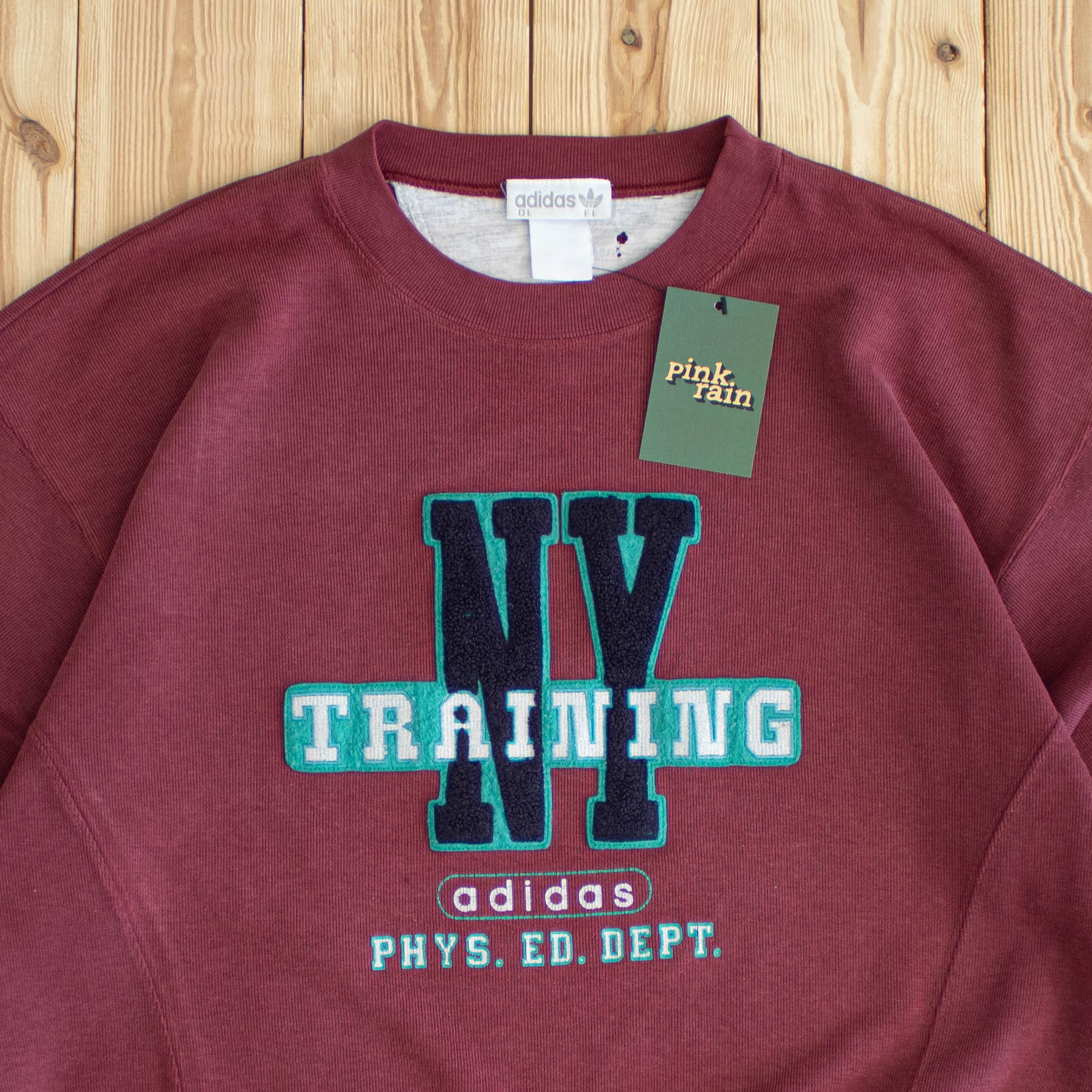 (M) Vintage Adidas NY Training Embroidered Sweatshirt