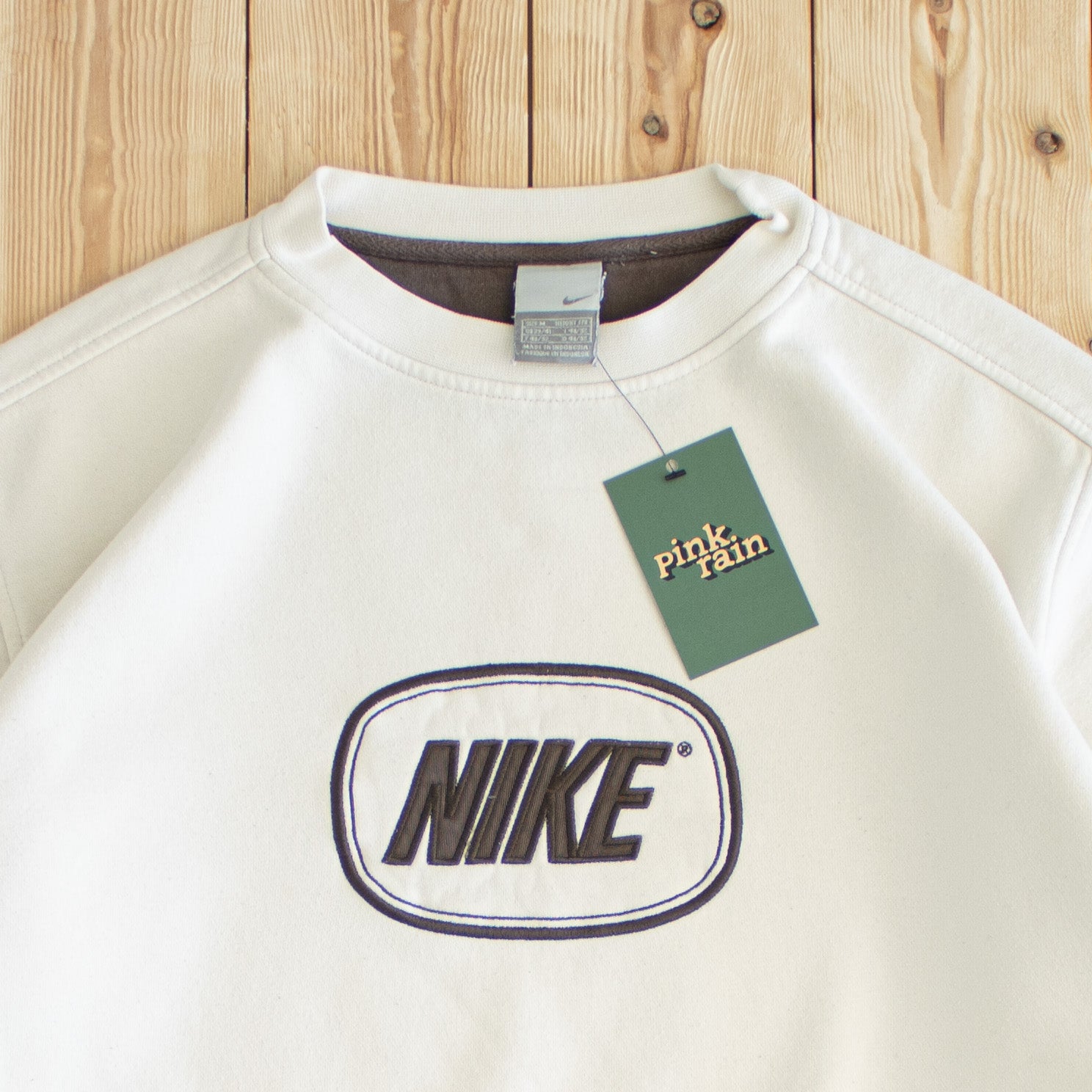(M) Vintage Nike Spell Out Embroidered Sweatshirt