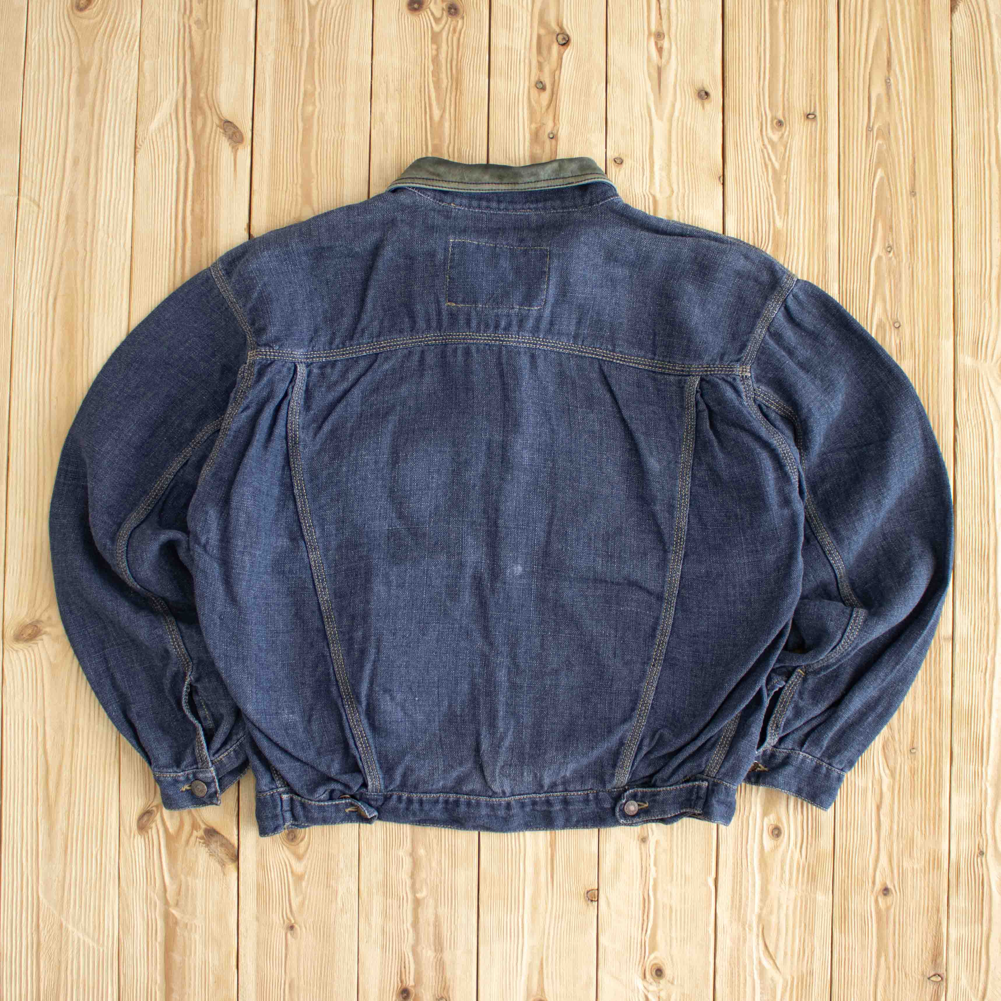 (S/M) 80s' Diesel Embroidered Jeans Jacket