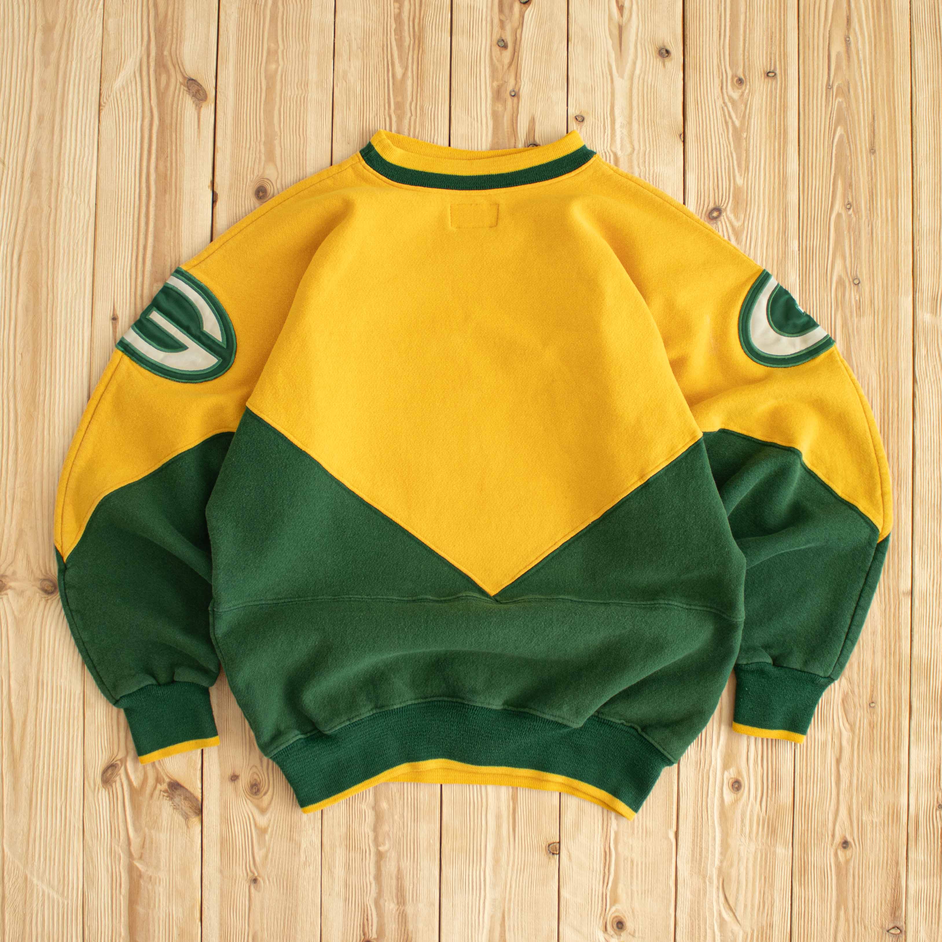 (S/M) Vintage Green Bay Packers Embroidered Sweatshirt