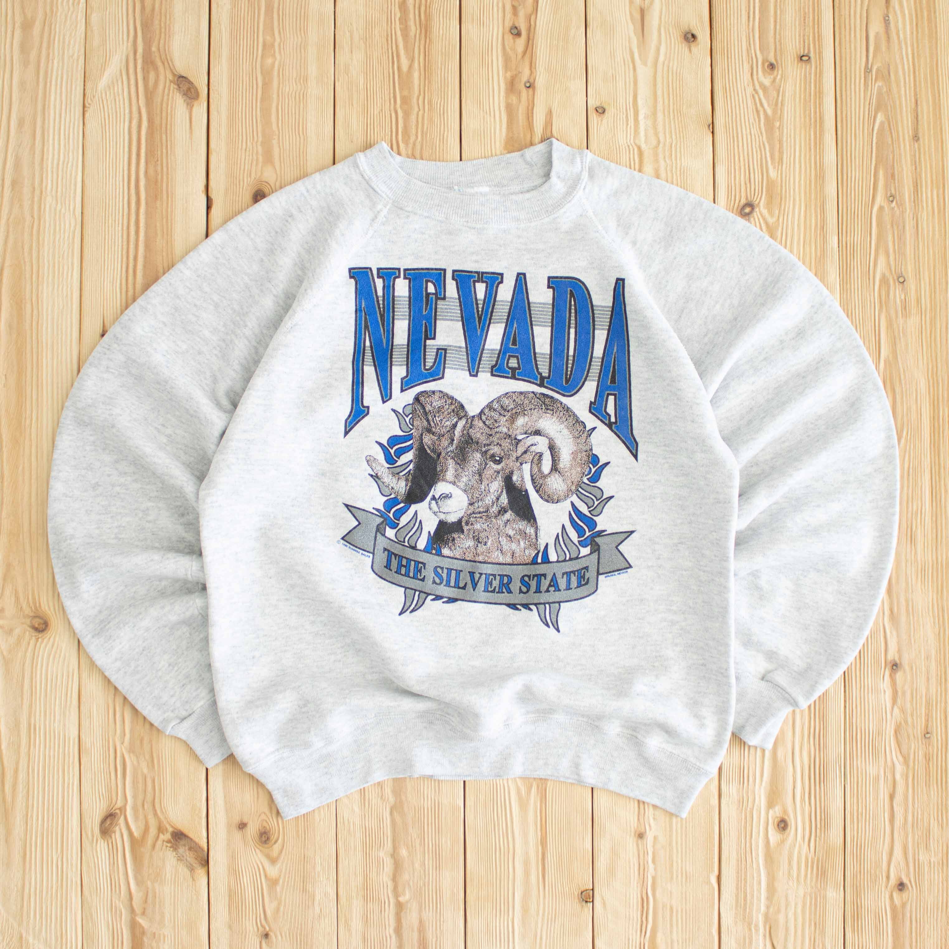 (S) 1992 Nevada Vintage Sweatshirt Gray
