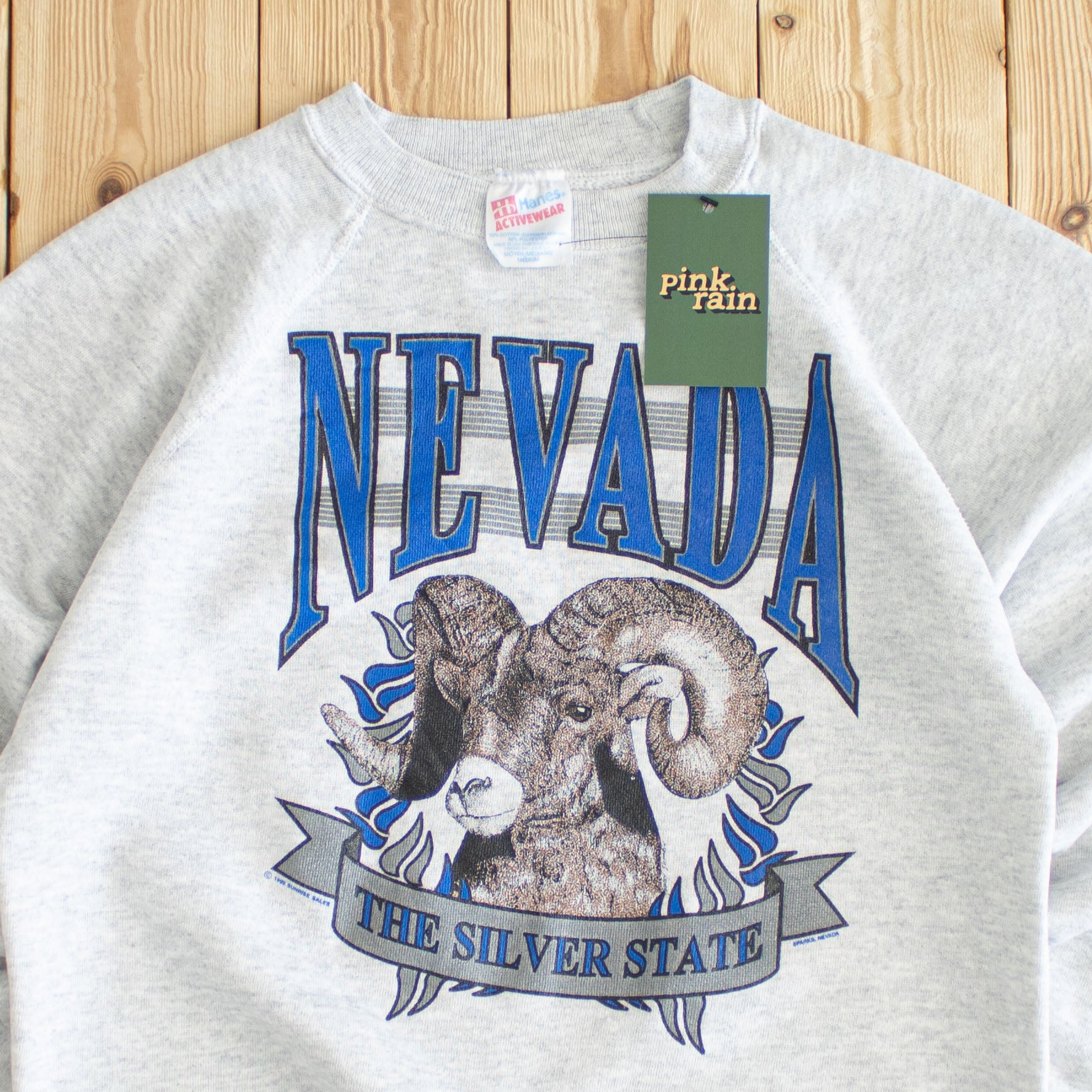 (S) 1992 Nevada Vintage Sweatshirt Gray