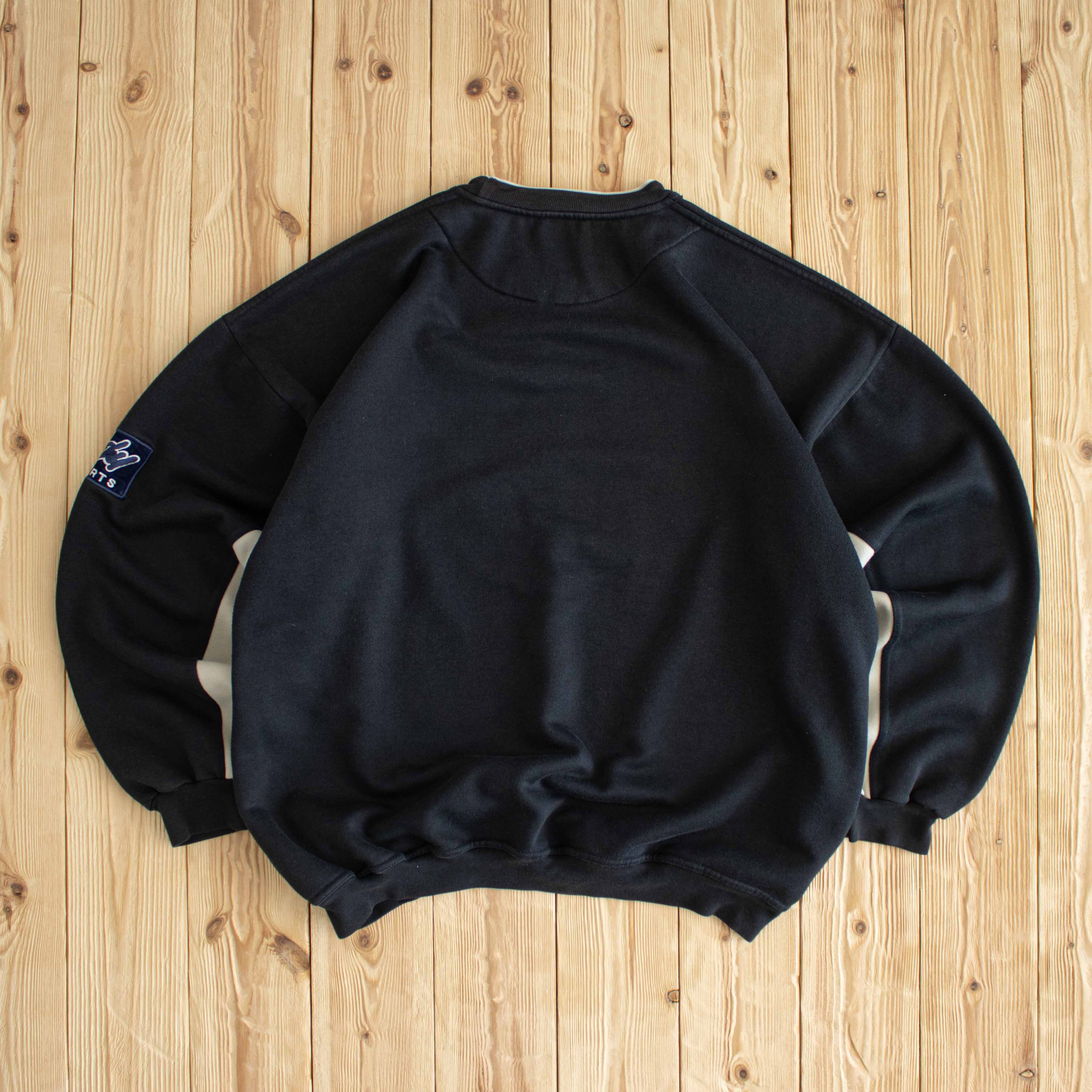 (L) Fubu Sports Vintage Embroidered Sweatshirt Black