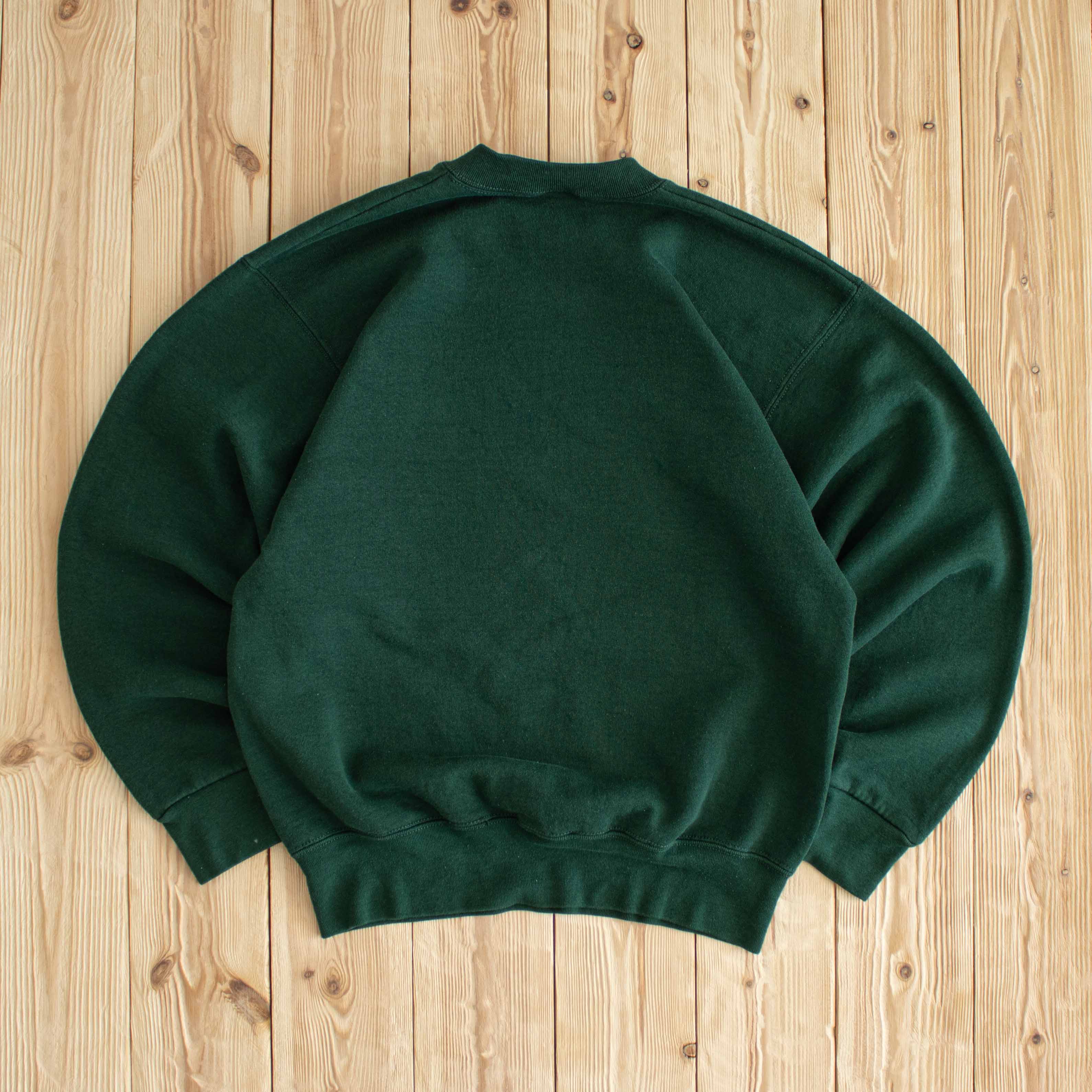 (S/M) 1997 Green Bay Packers Super Bowl XXXI Champions Vintage Sweatshirt Green
