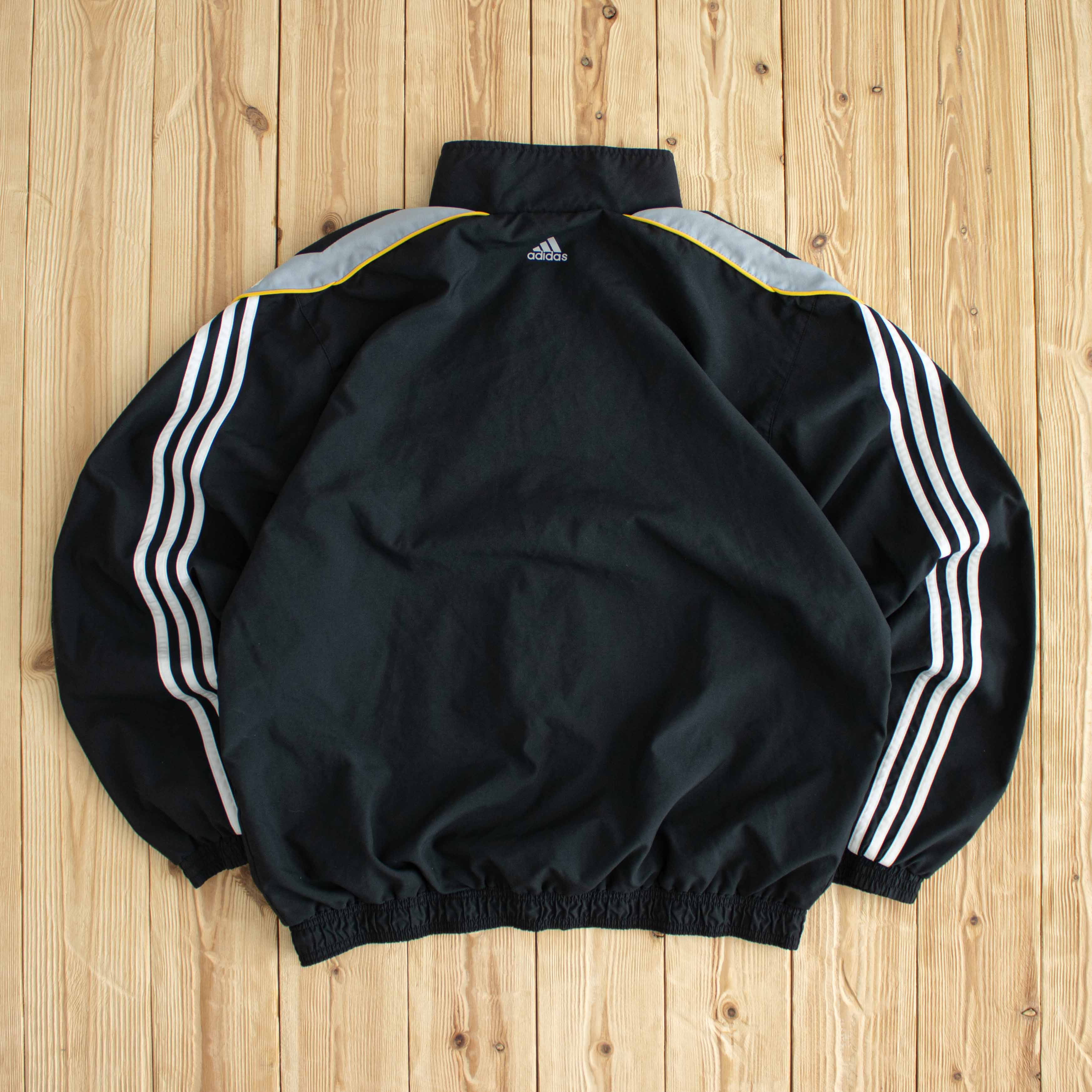 (M) Adidas Vintage Essential Embroidered Jacket Black