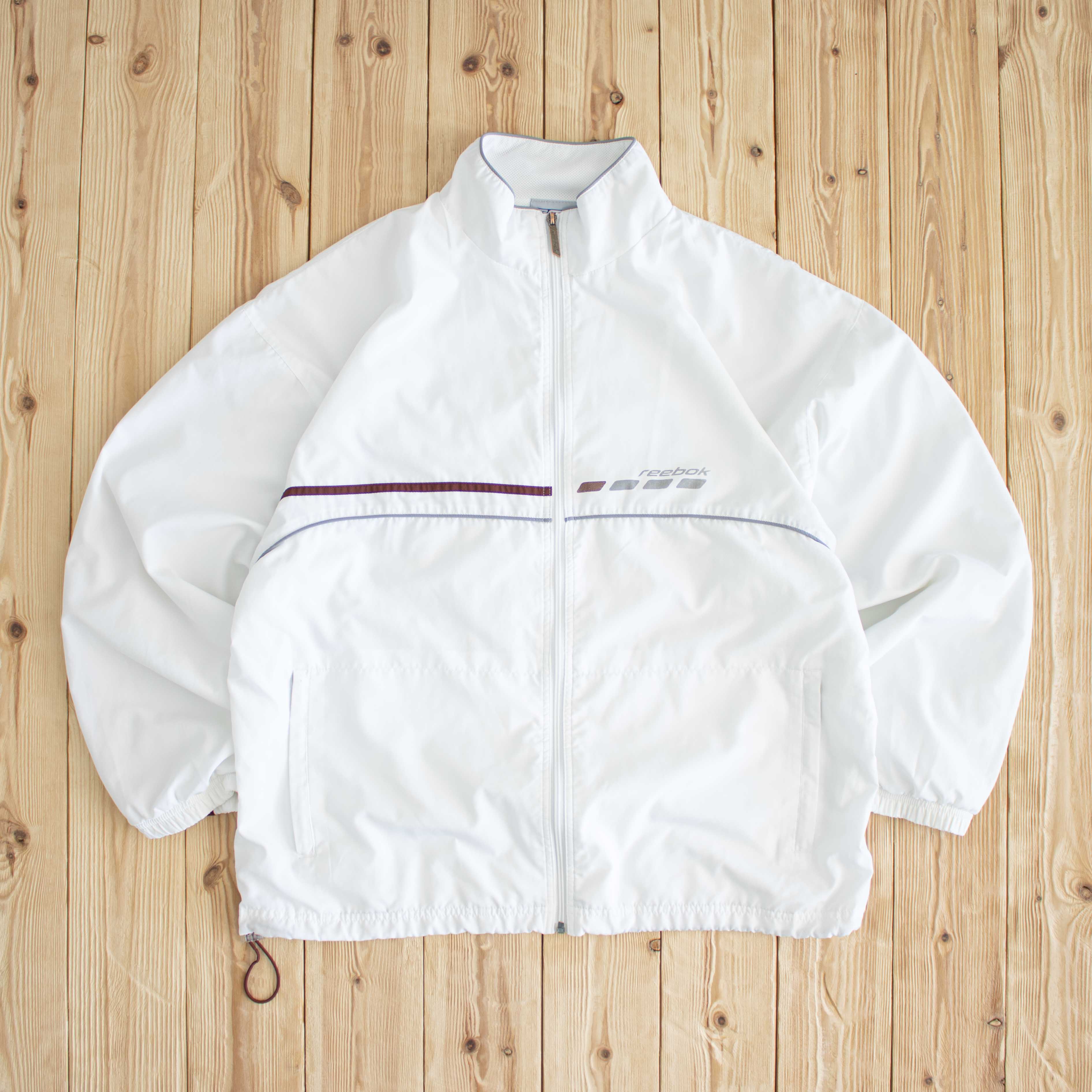 (M/L) Reebok Vintage Light Jacket White
